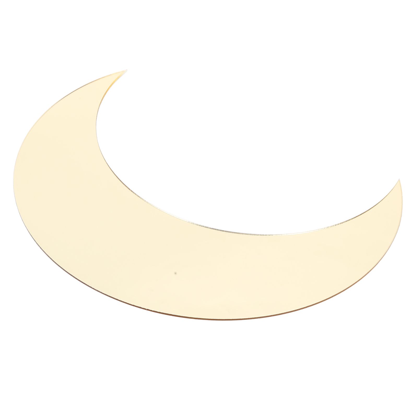 Moon Shape Mirror Wall Sticker Acrylic Decorative Background Decal for Home view 2