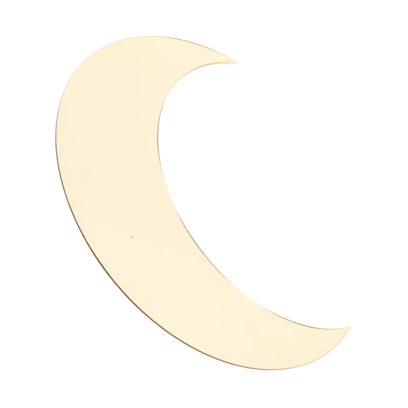Moon Shape Mirror Wall Sticker Acrylic Decorative Background Decal for Home view 4