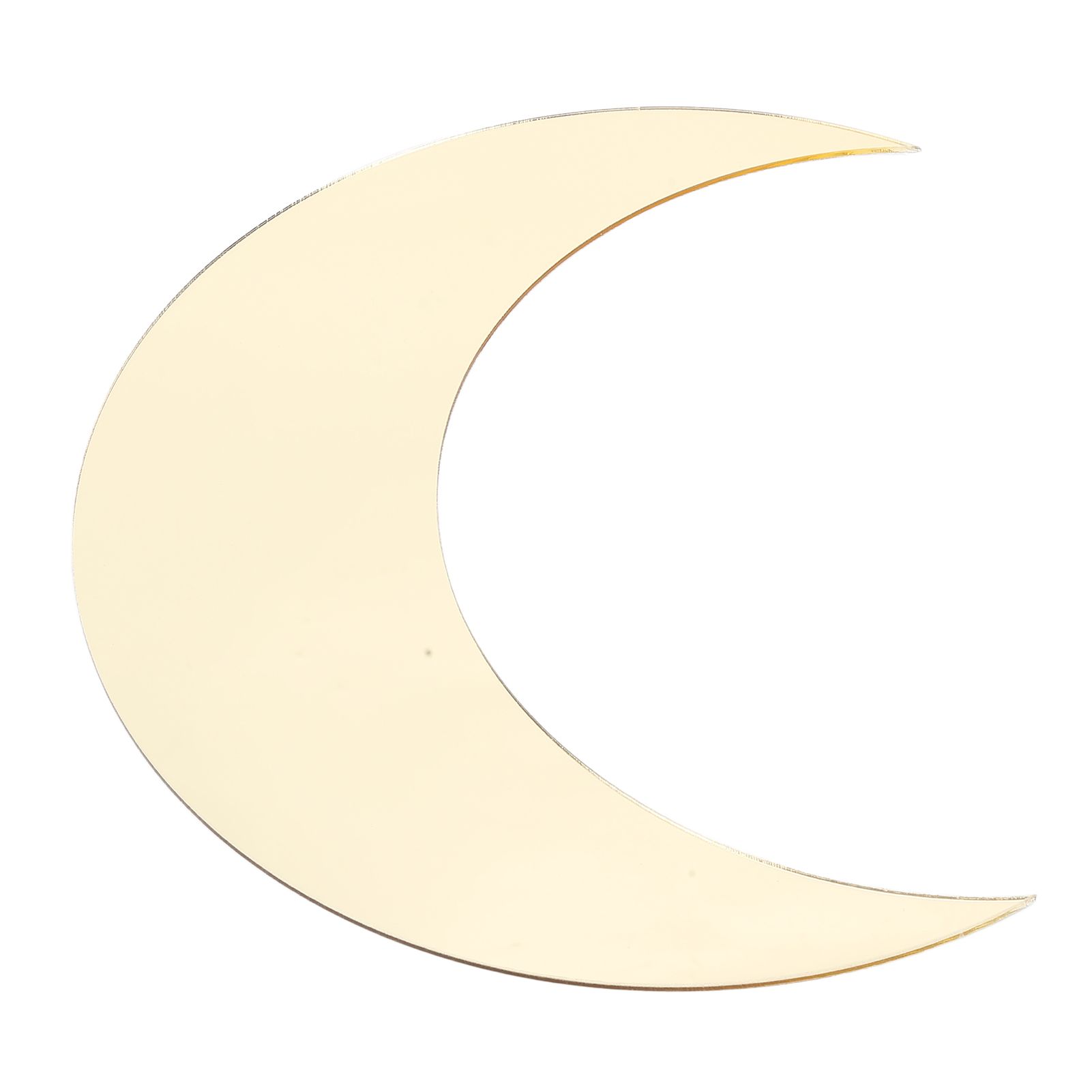 Moon Shape Mirror Wall Sticker Acrylic Decorative Background Decal for Home view 5