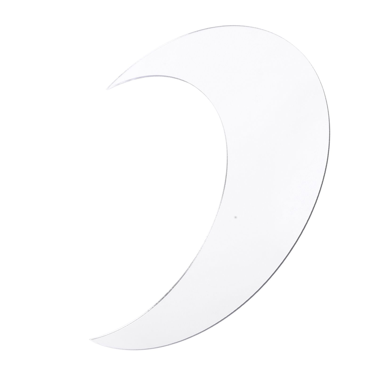 Moon Shape Mirror Wall Sticker Acrylic Decorative Background Decal for Home view 9