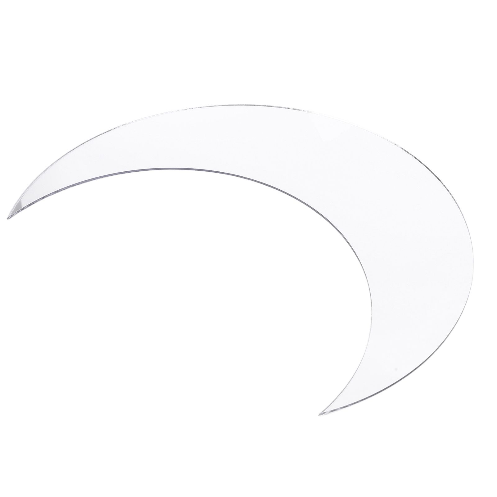 Moon Shape Mirror Wall Sticker Acrylic Decorative Background Decal for Home view 10