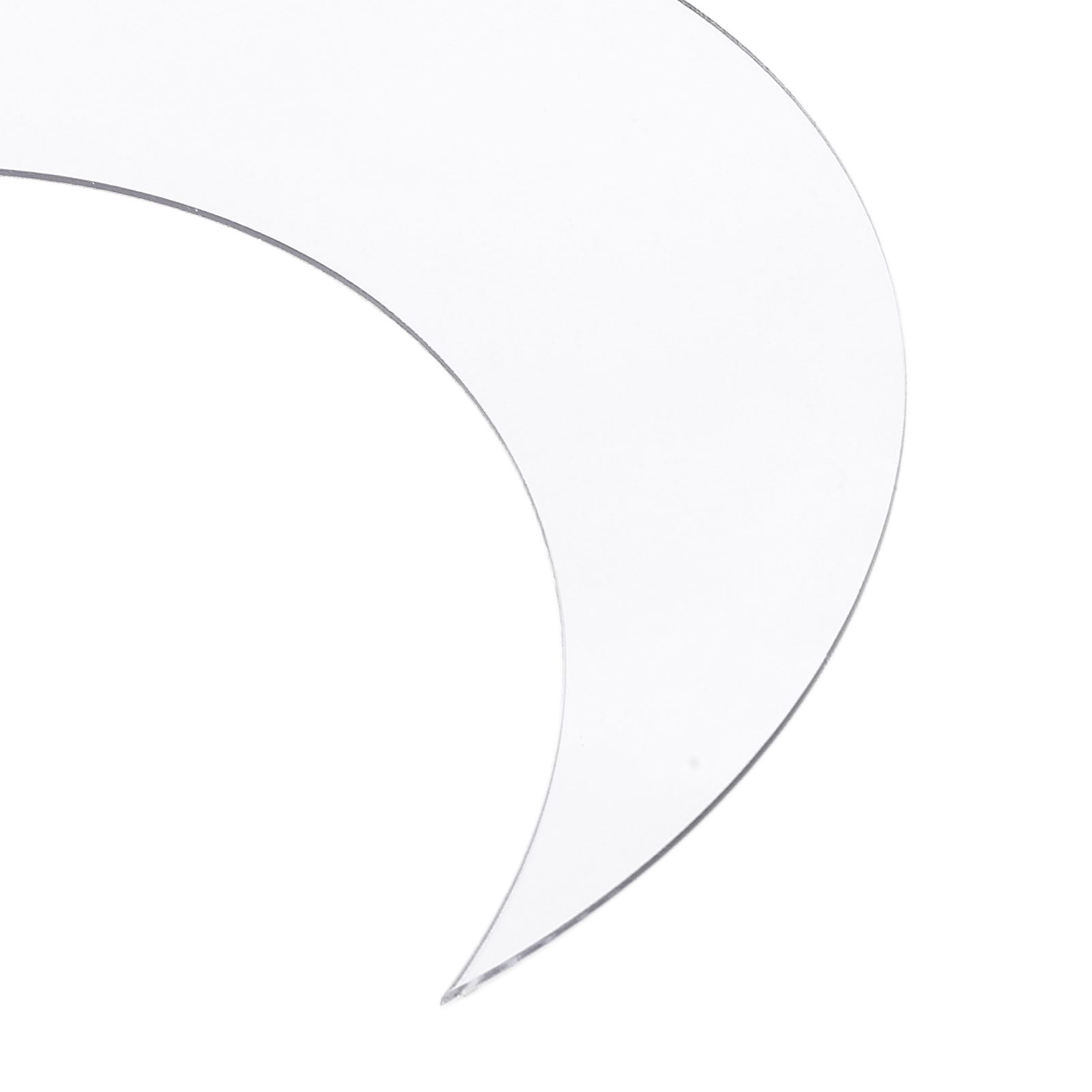 Moon Shape Mirror Wall Sticker Acrylic Decorative Background Decal for Home view 13