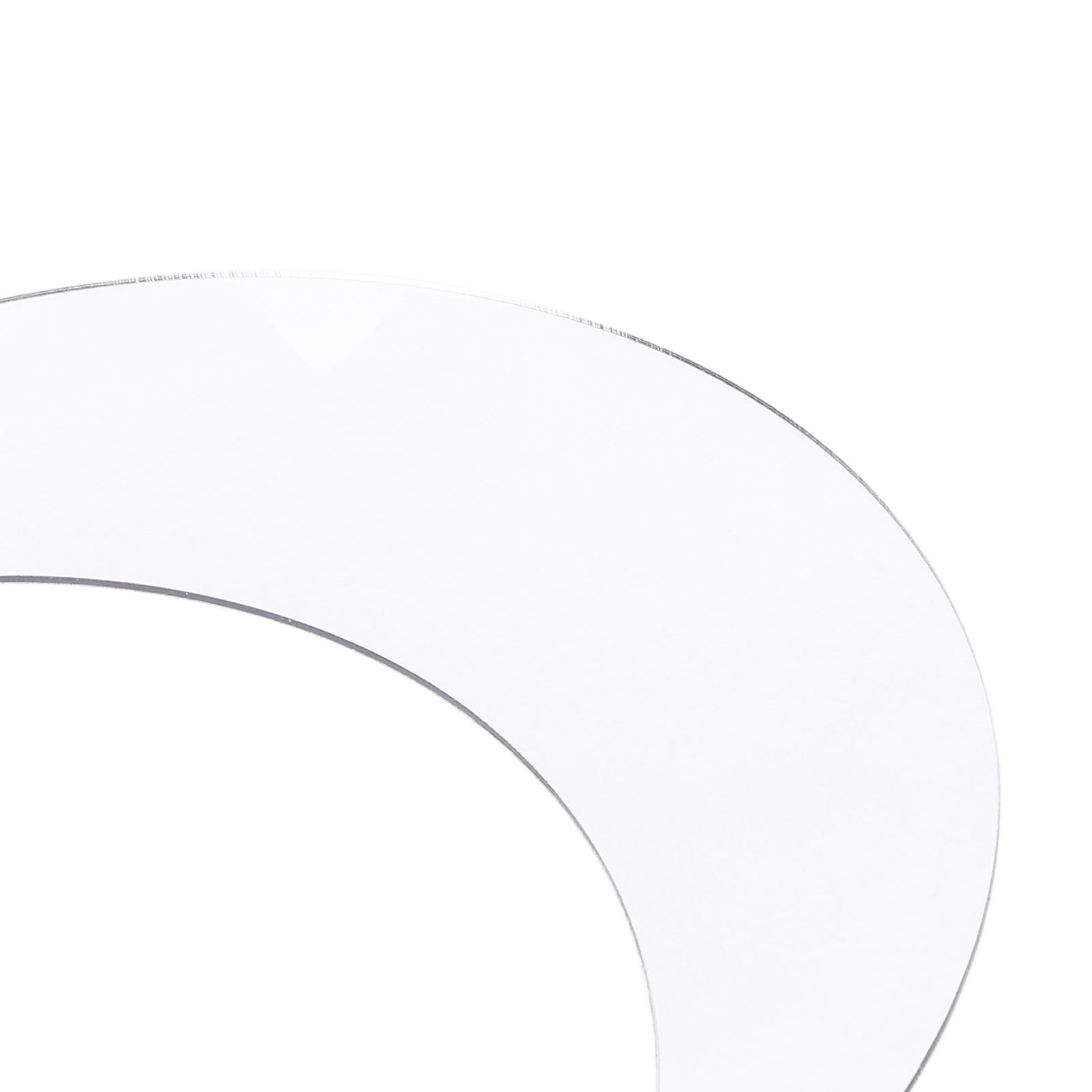 Moon Shape Mirror Wall Sticker Acrylic Decorative Background Decal for Home view 15