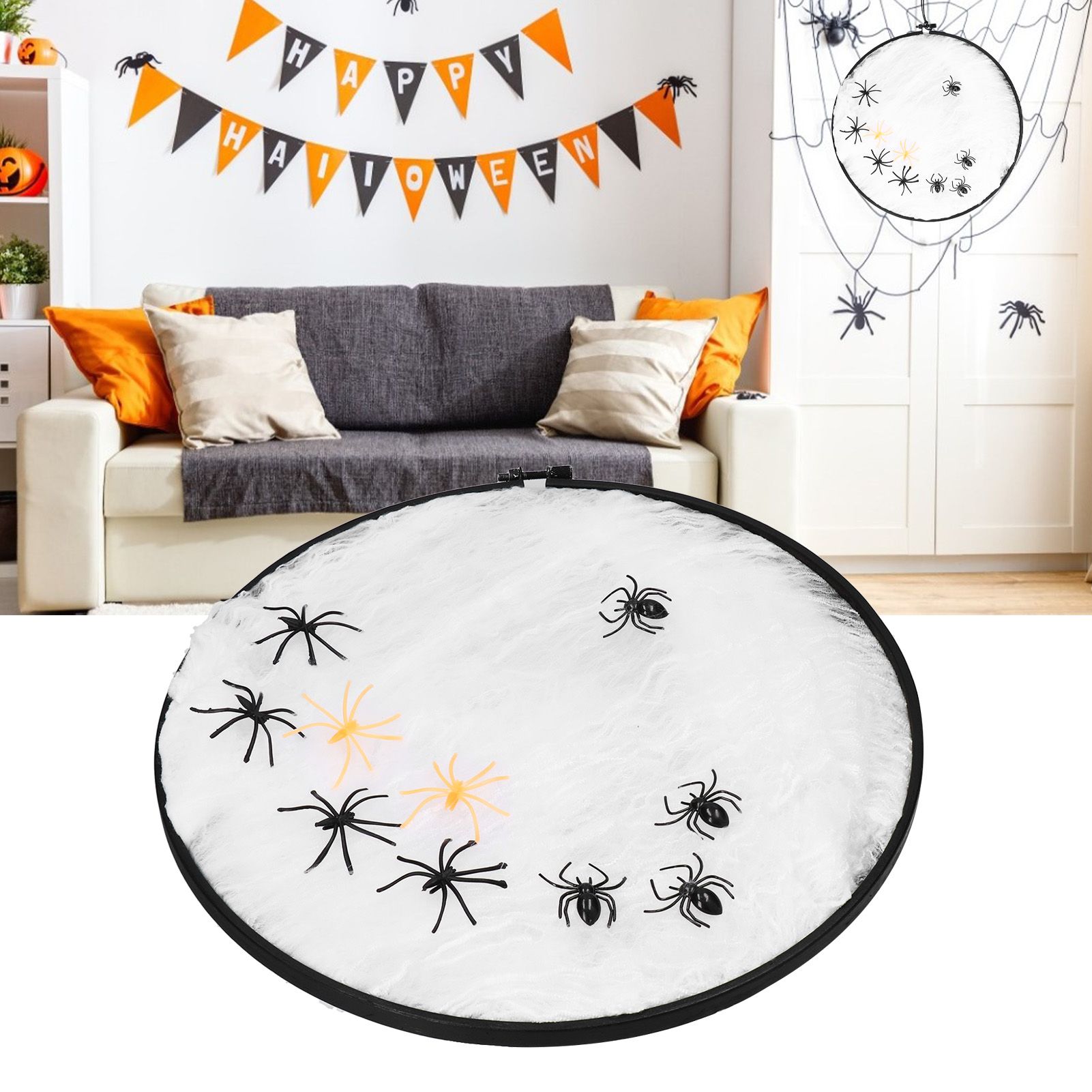 Halloween Embroidery DIY Decorative Cross Stitch Crafts Kit for Home Festival view 12