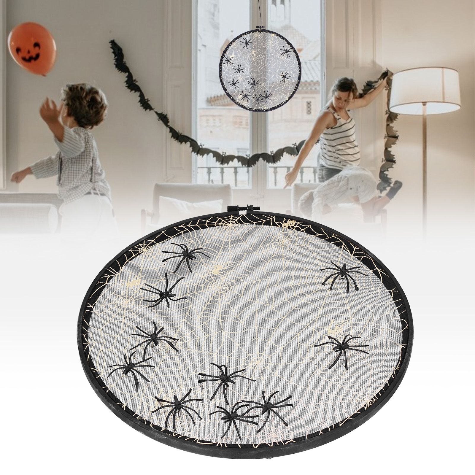 Halloween Embroidery DIY Hanging Decorative Cross Stitch Crafts Ornament for view 11