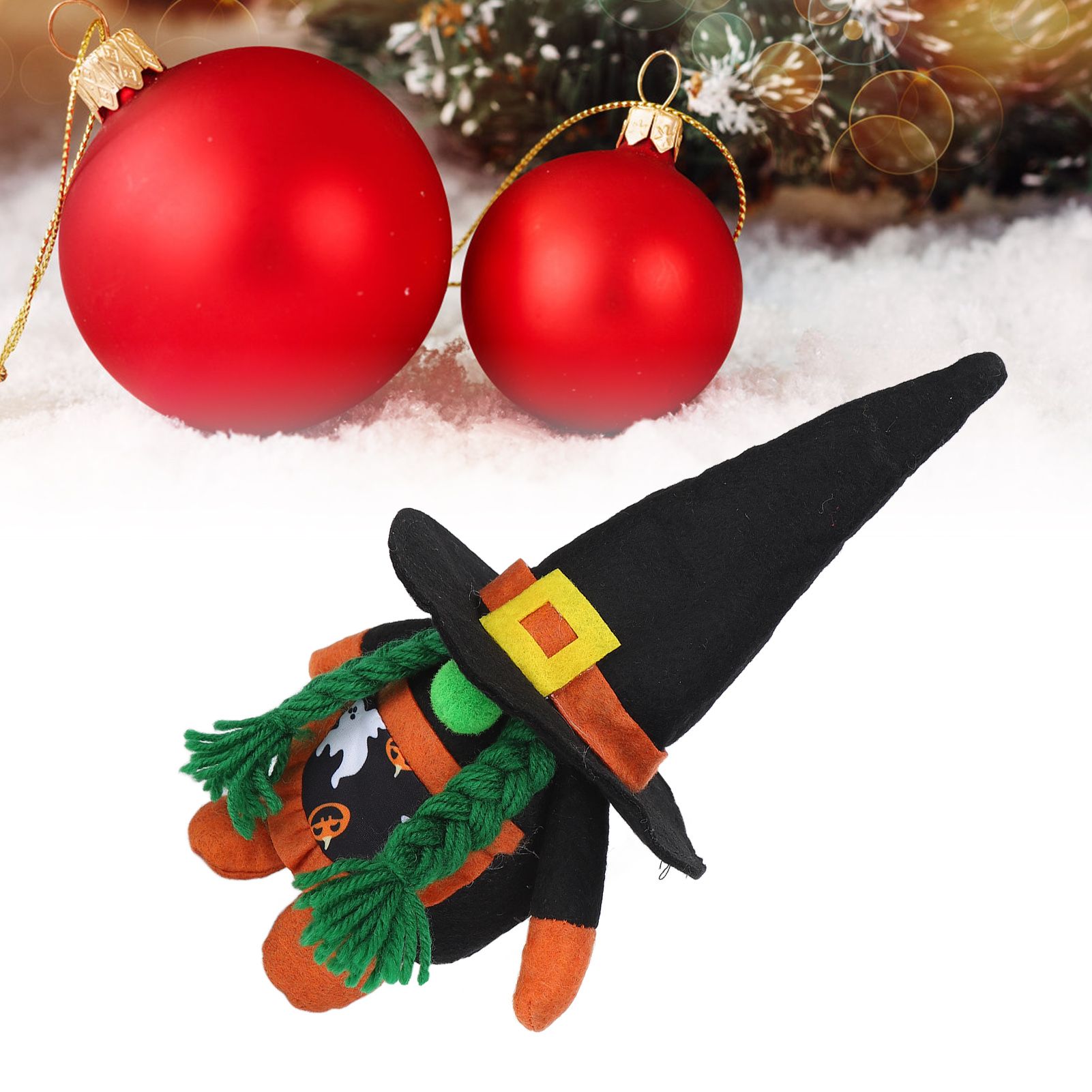 Halloween Gnome Plush Decor Handmade Eco Friendly Portable Durable Rudolph view 12