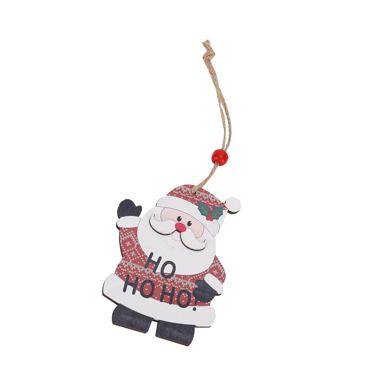 DIY Christmas Ornament Wooden Christmas Tree Decoration for Spring Festival view 3