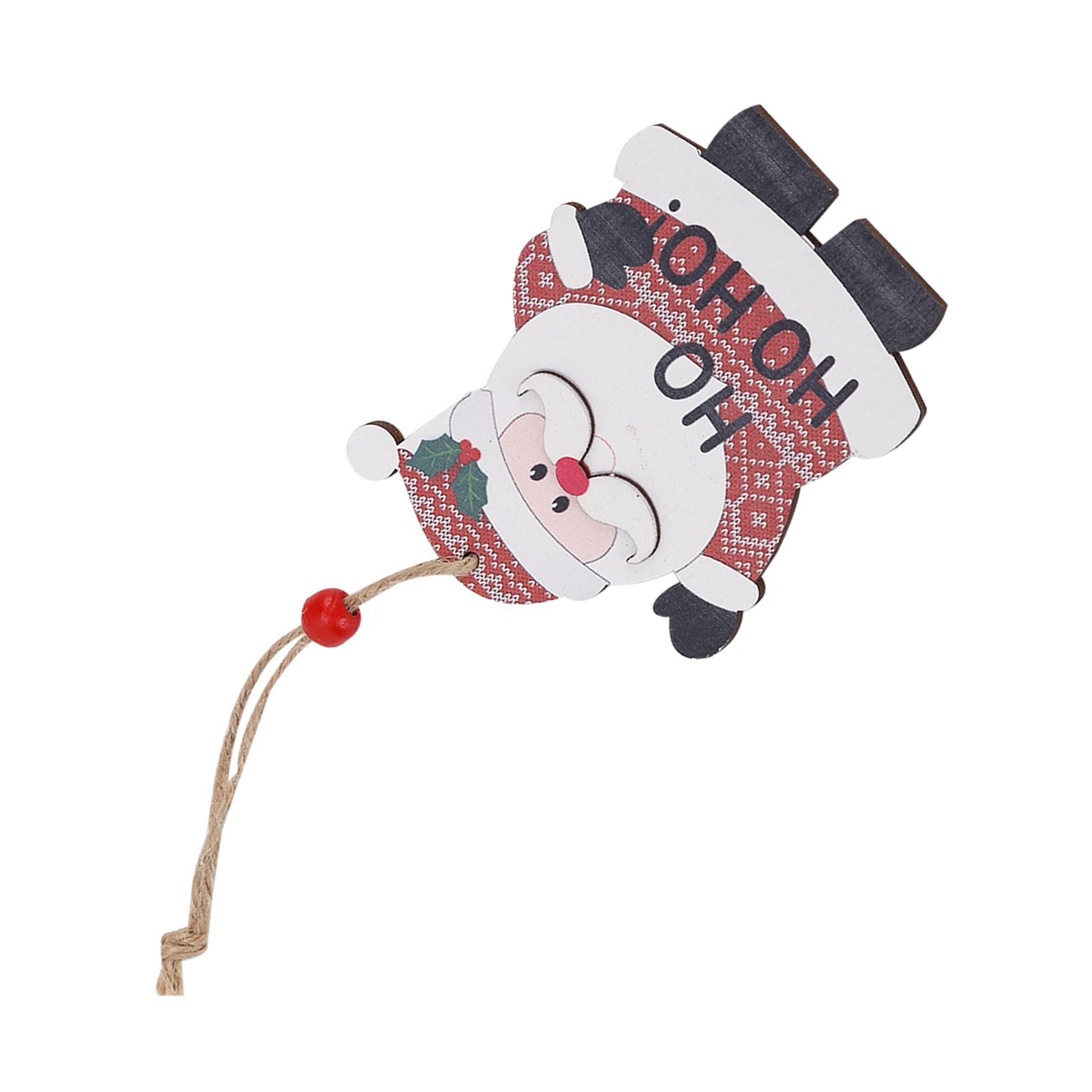 DIY Christmas Ornament Wooden Christmas Tree Decoration for Spring Festival view 7