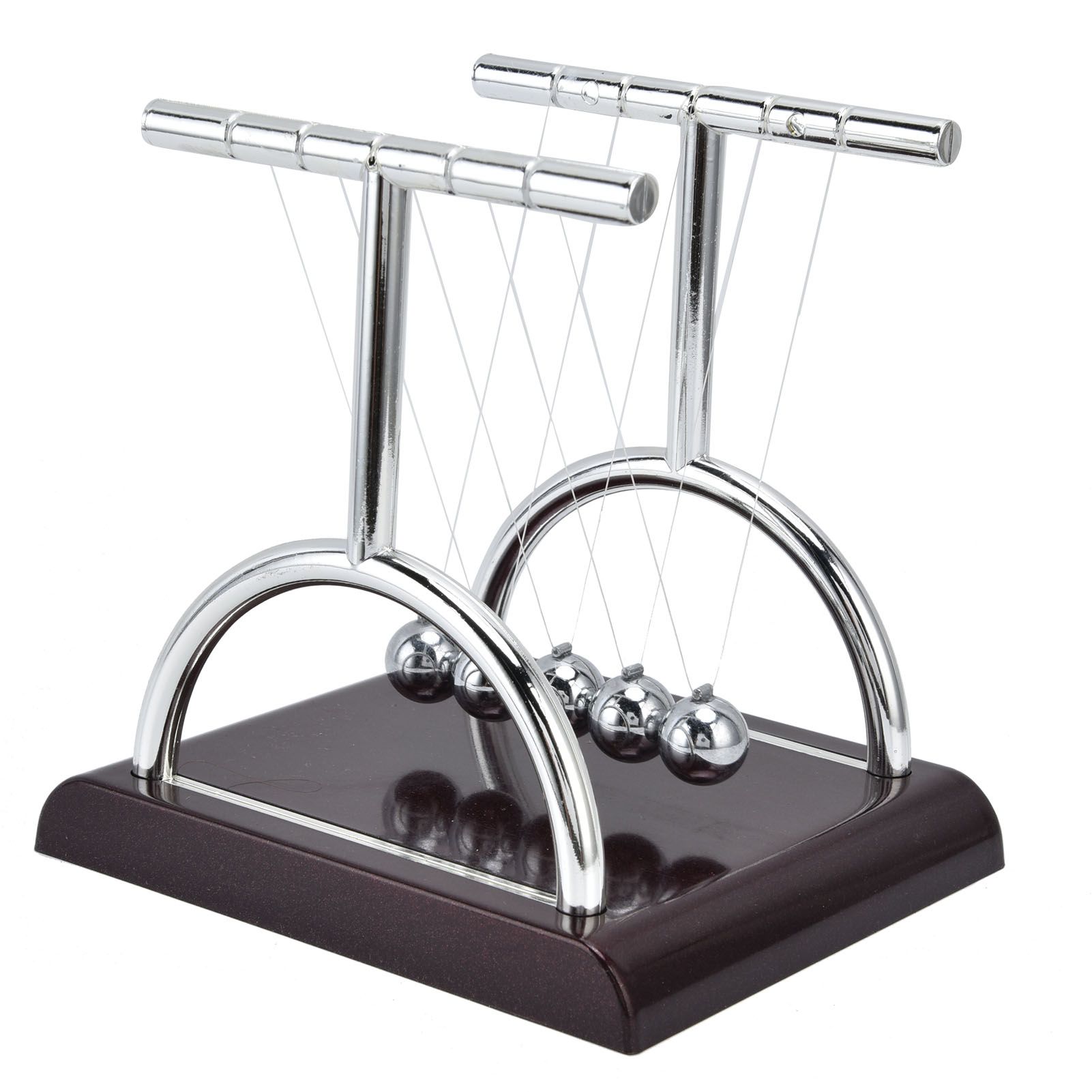 Interesting Pendulum Ball Innovative Decompression Fun Toy Office Decoration view 3
