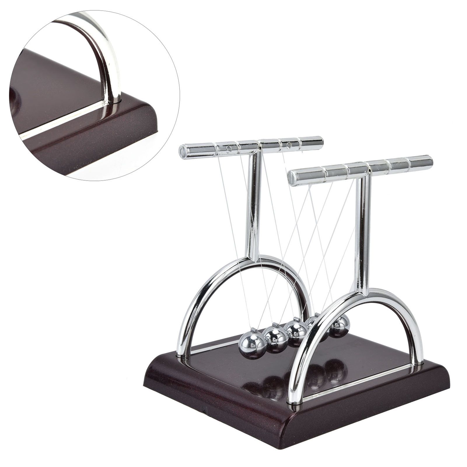 Interesting Pendulum Ball Innovative Decompression Fun Toy Office Decoration view 6