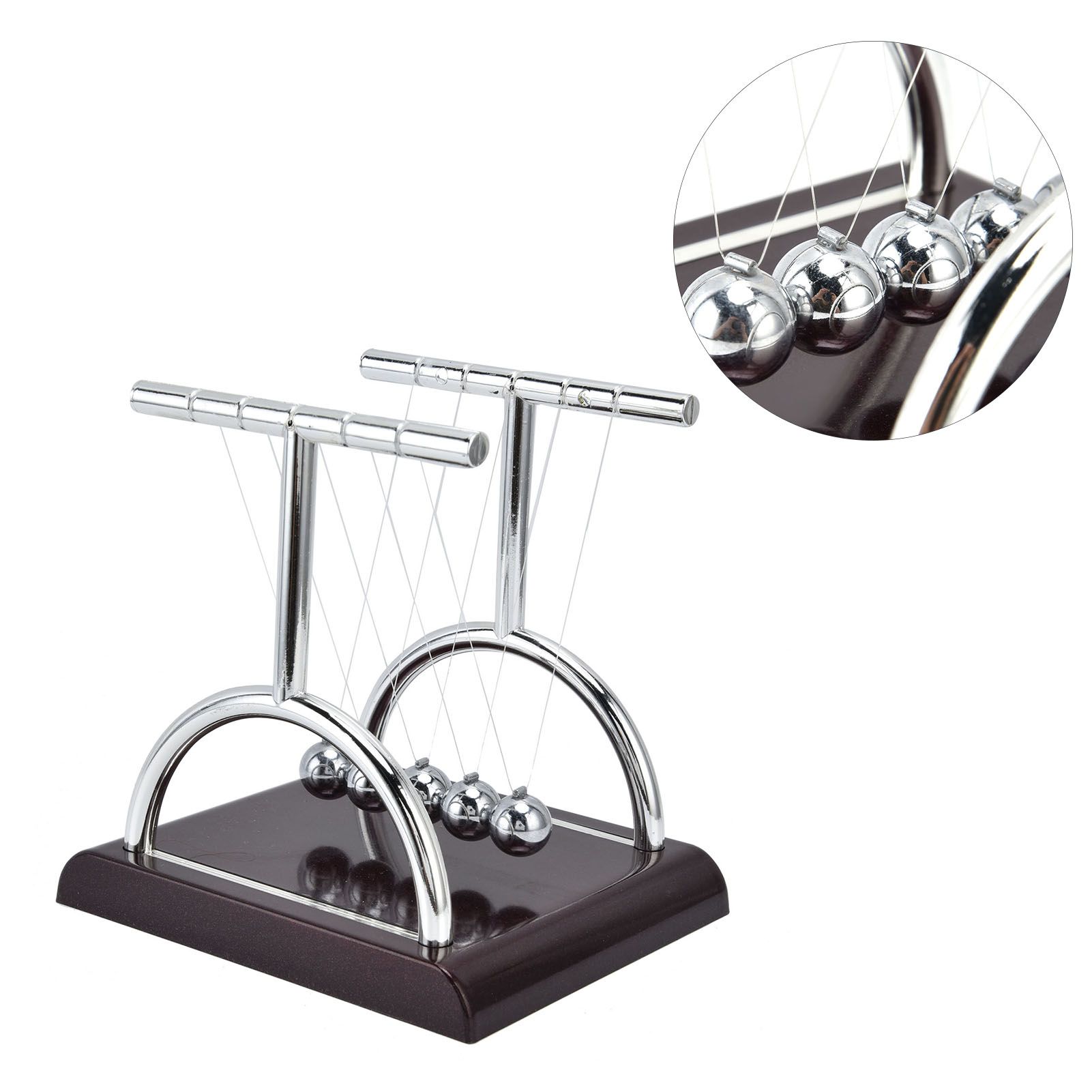 Interesting Pendulum Ball Innovative Decompression Fun Toy Office Decoration view 10
