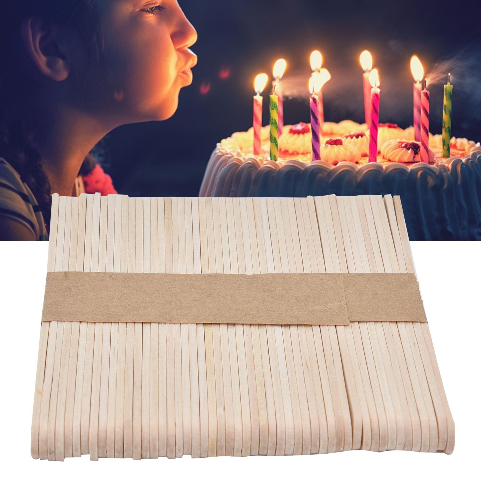 50Pcs Candle Wick Holder Birch Easy Use Reusable Wooden Wax Core Holder for view 11