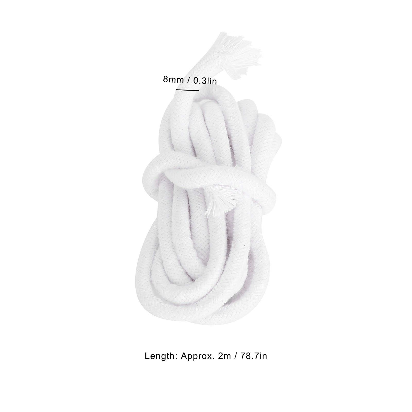 Candle Wick Functional Round Braid Natural Cotton Candle Wick for Making view 13