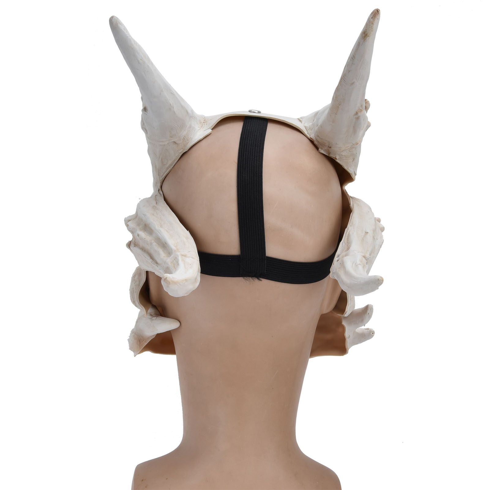Latex Simulation Dinosaur Skull Mask Head Cover Halloween Costume Party view 13