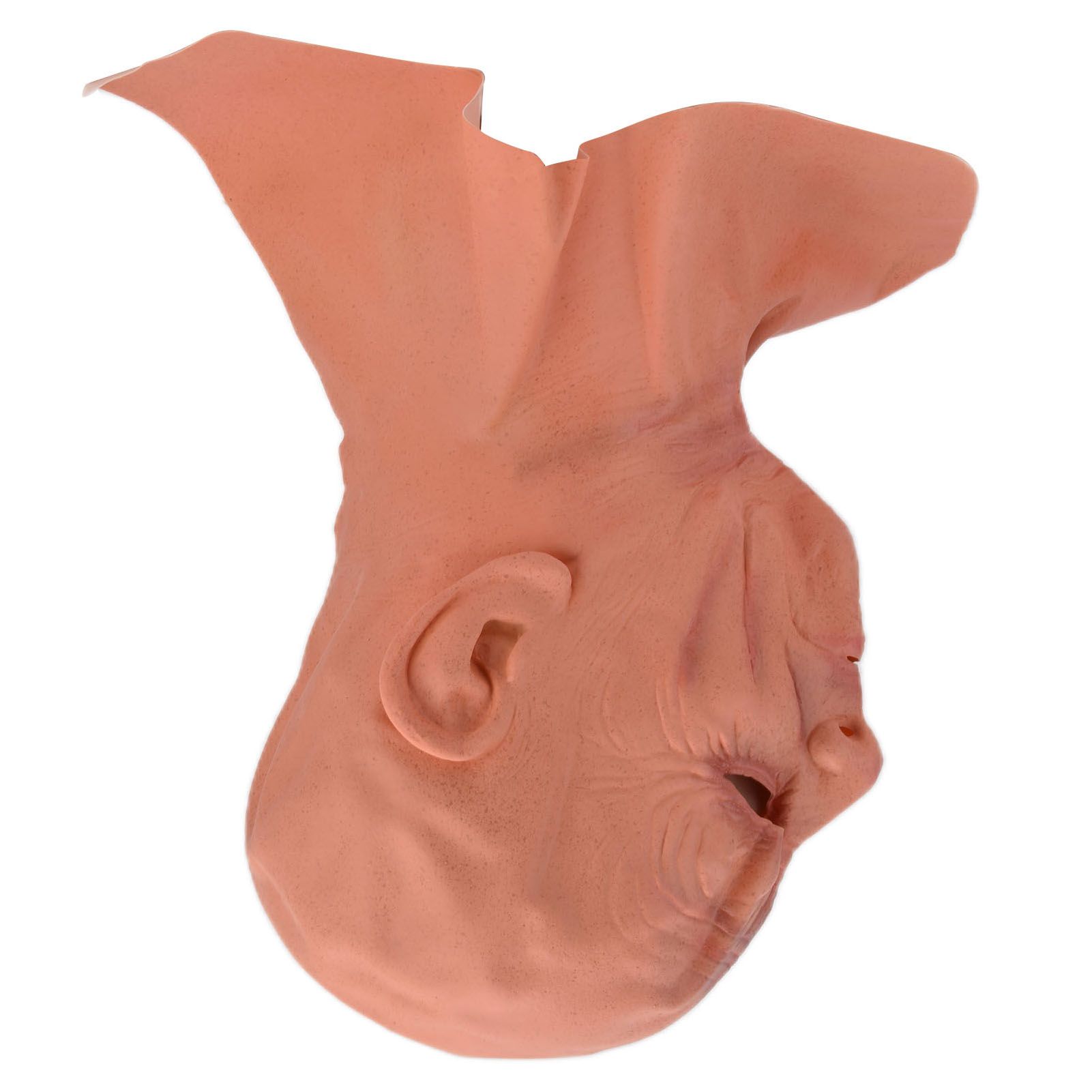 Old Man Mask Scary Halloween Latex Bald Human Head Cover Costume Party Cosplay view 13