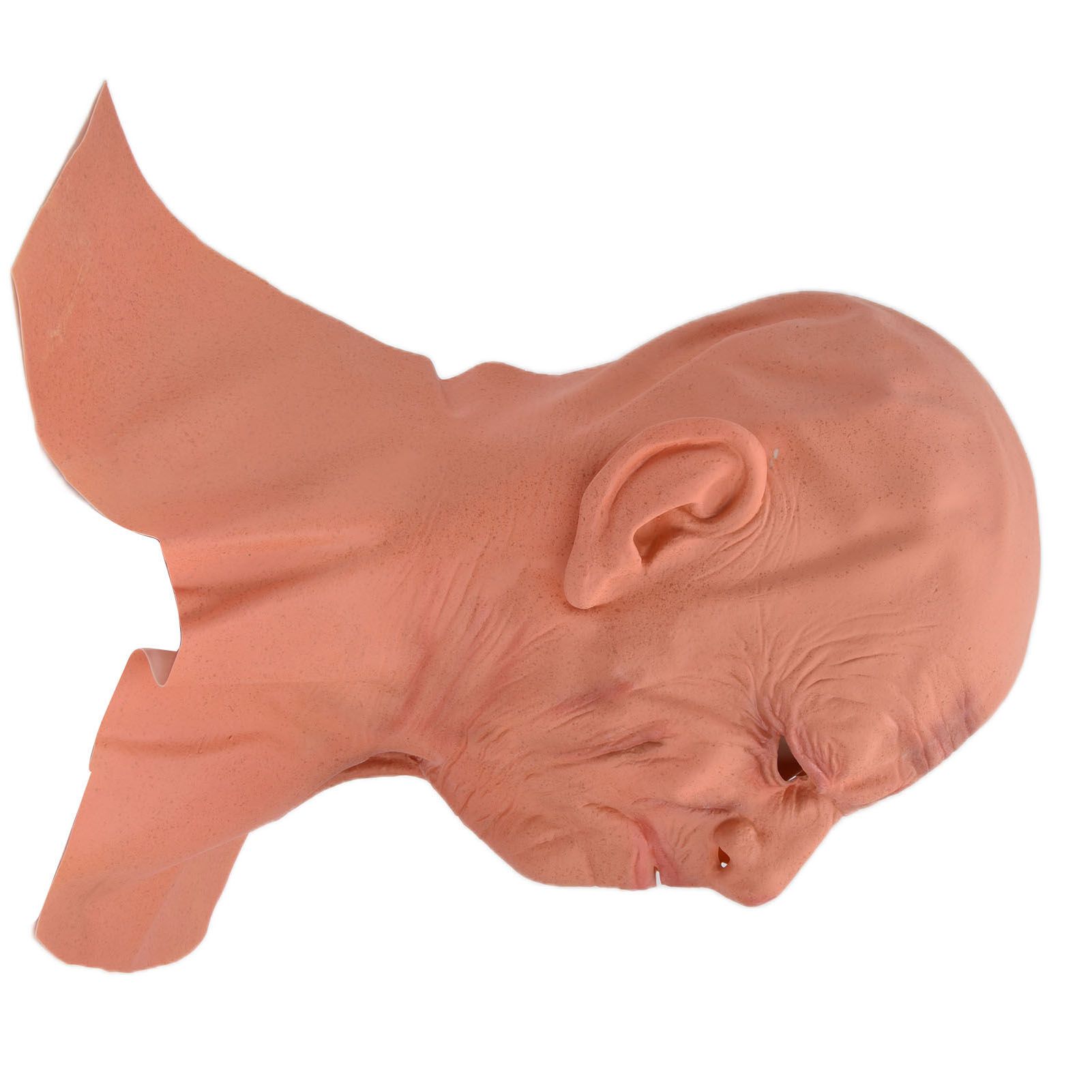 Old Man Mask Scary Halloween Latex Bald Human Head Cover Costume Party Cosplay view 15
