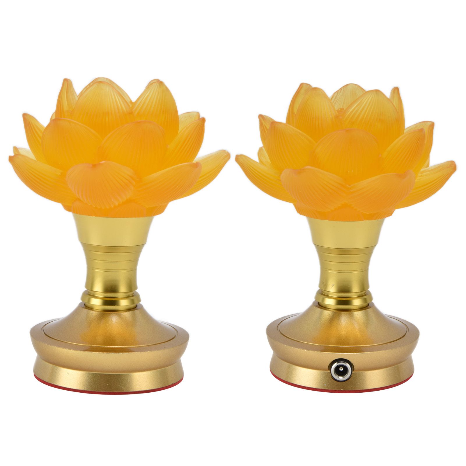 2 Set LED Buddhist Light 3 Color Adjustment Buddha Lamp Plug In Flower Light view 8