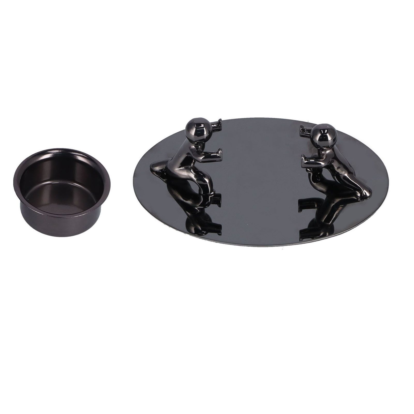 Candlestick Holder Stainless Steel Candle Holder Romantic Candle Stand view 2