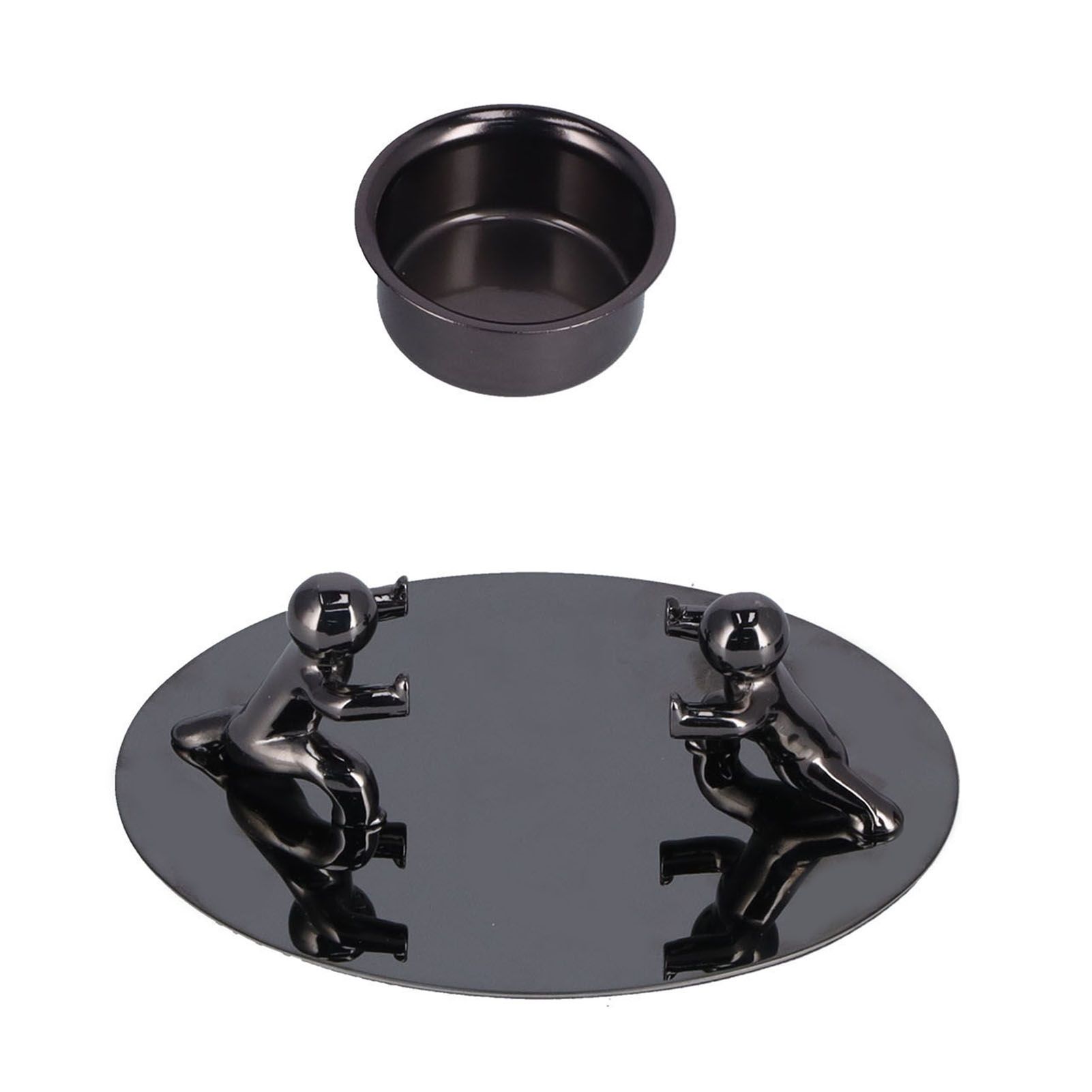 Candlestick Holder Stainless Steel Candle Holder Romantic Candle Stand view 3