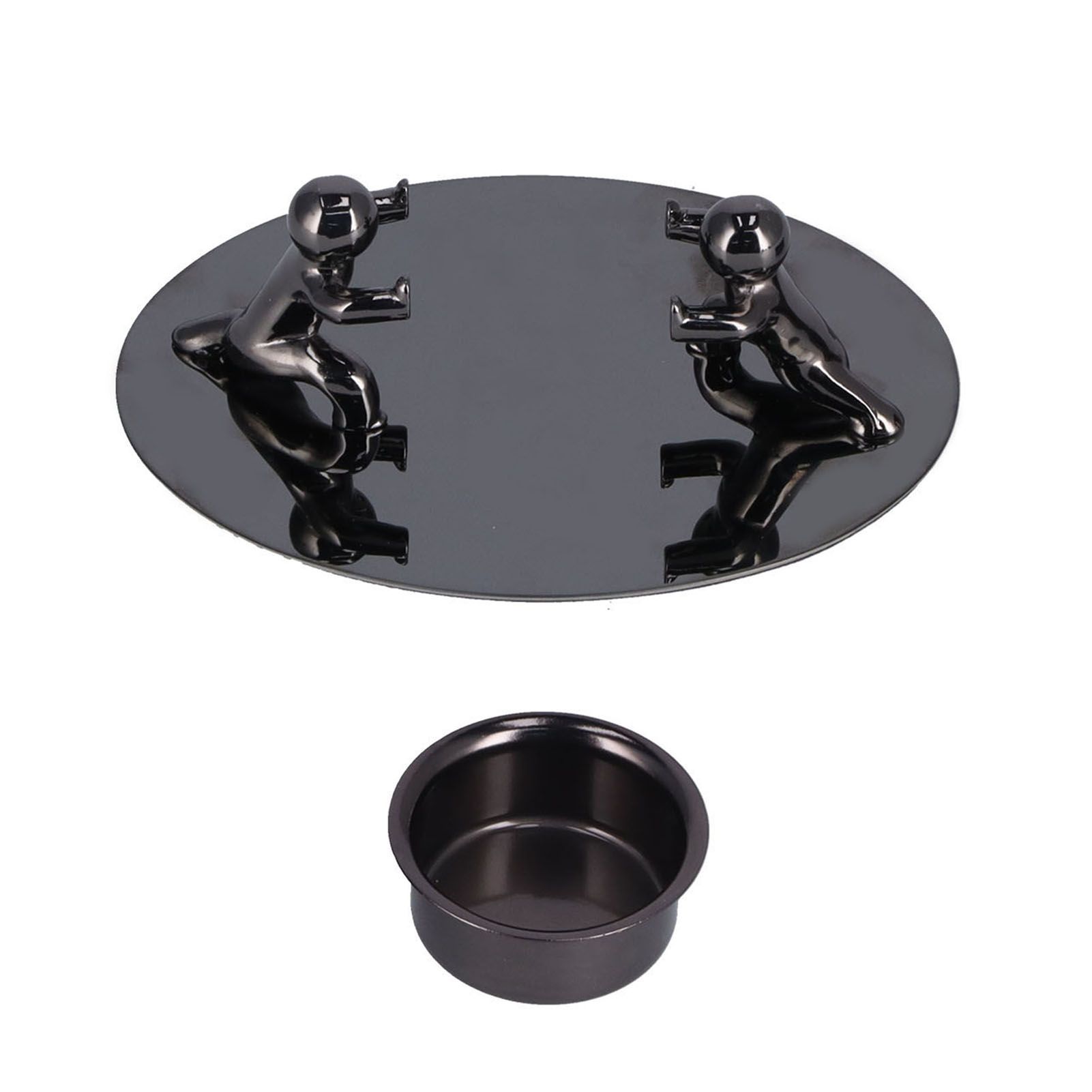 Candlestick Holder Stainless Steel Candle Holder Romantic Candle Stand view 4