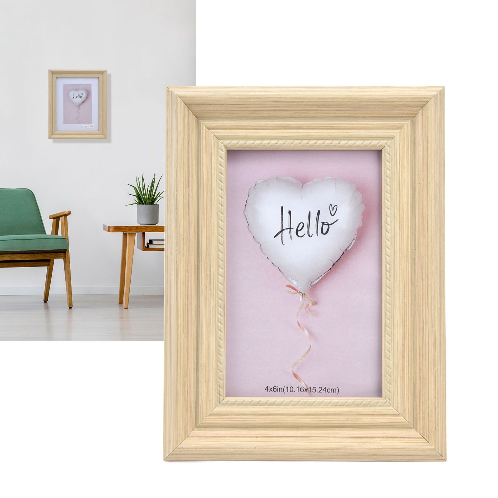 Modern Photo Frame Wooden Color Innovative Display Picture Frame for Home view 12