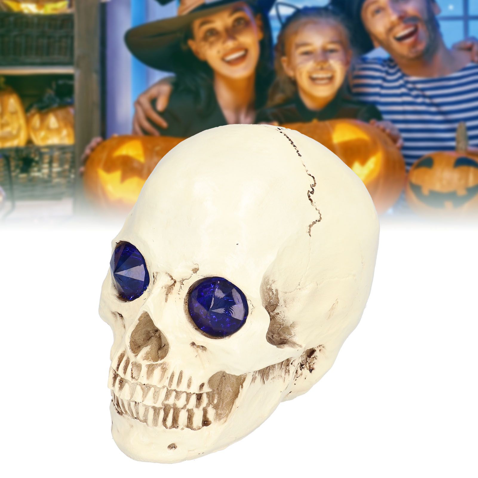 Skull Ornaments Vivid Lightweight Easily Clean Add Horror Ambience Halloween view 11