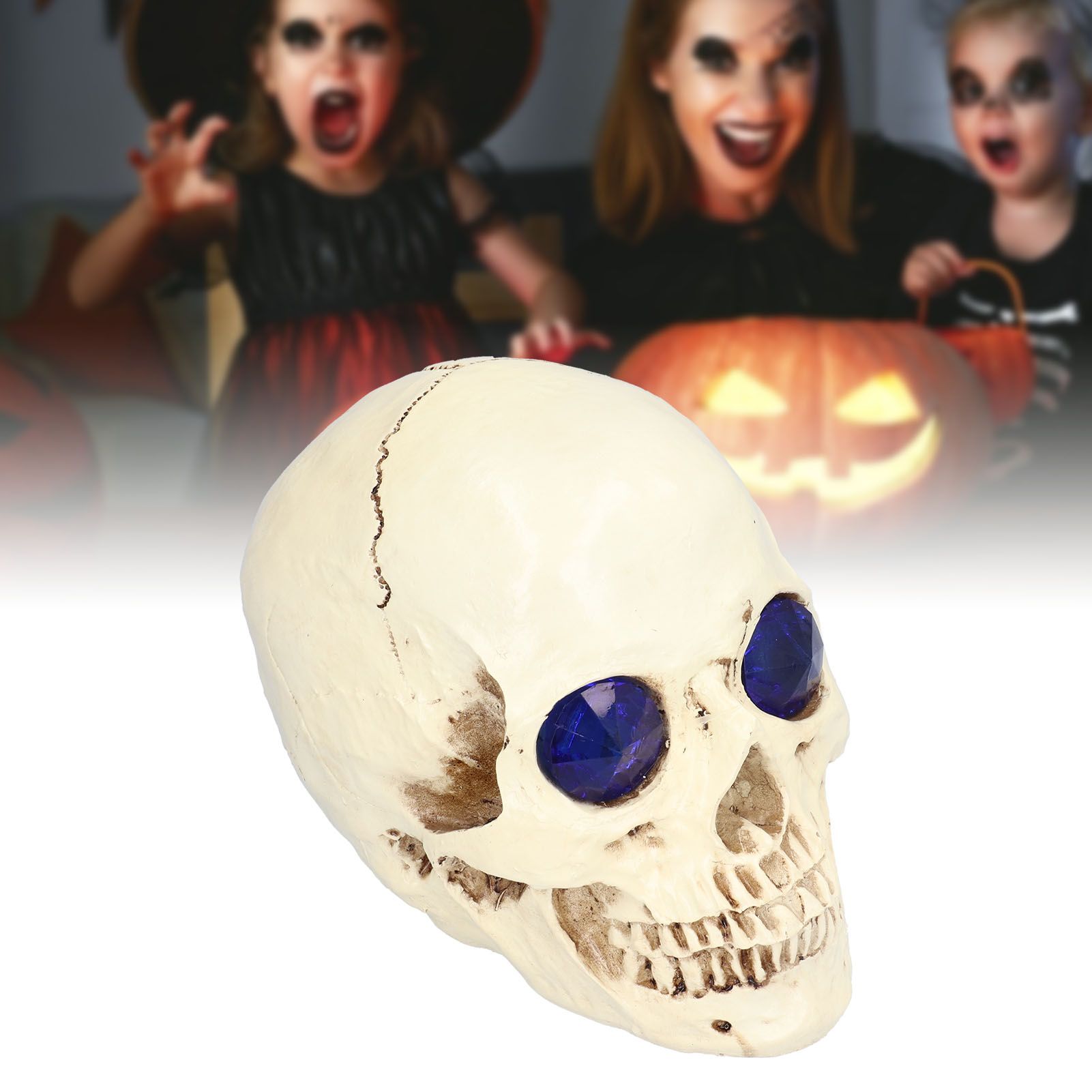 Skull Ornaments Vivid Lightweight Easily Clean Add Horror Ambience Halloween view 12