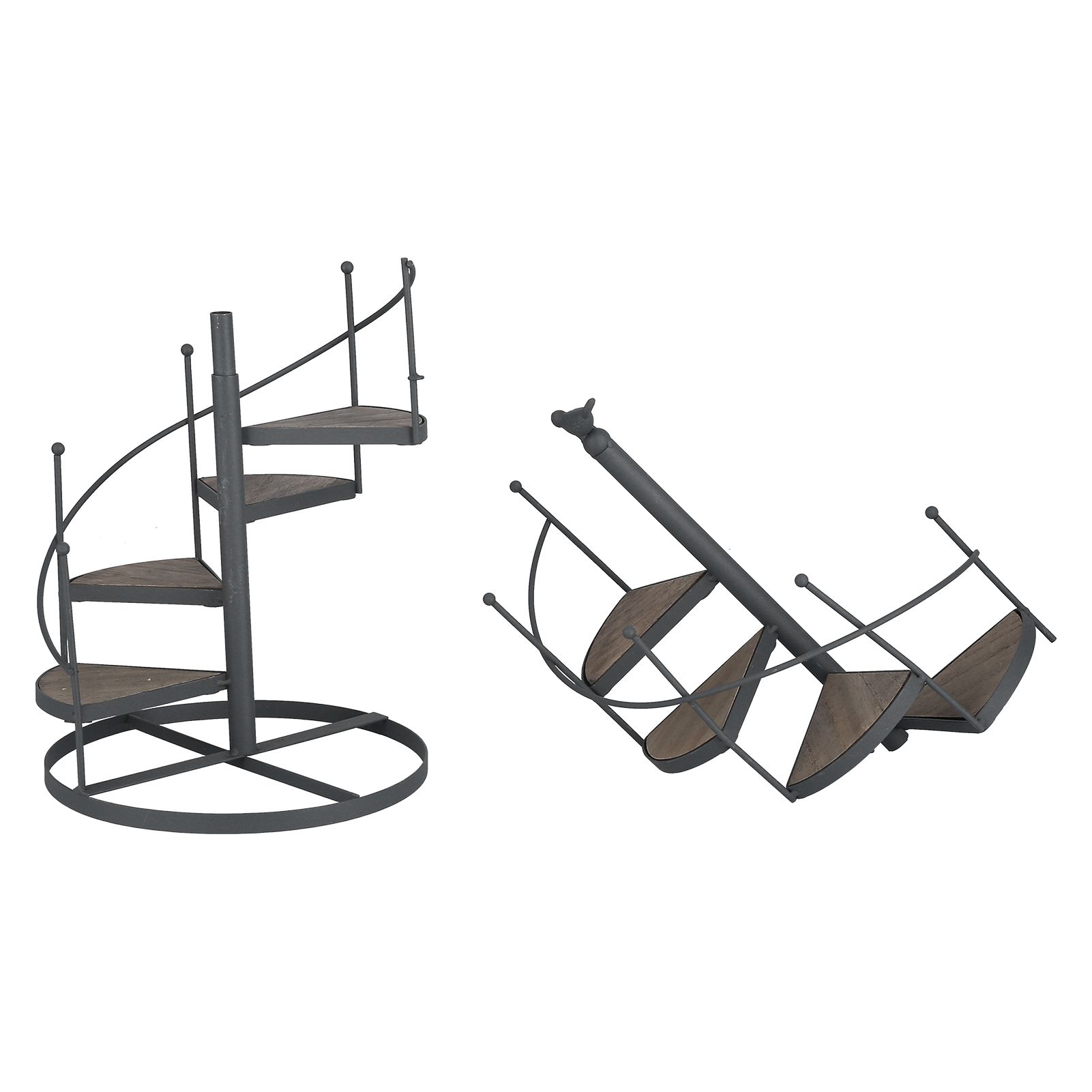 European Style Decorative Plant Shelf Multifuctional Wrought Iron Plant Rack