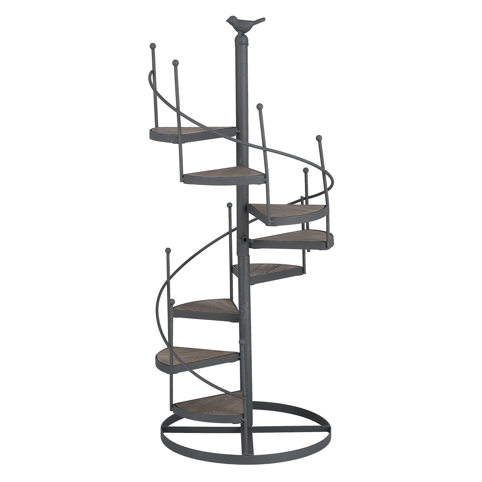 European Style Decorative Plant Shelf Multifuctional Wrought Iron Plant Rack view 2