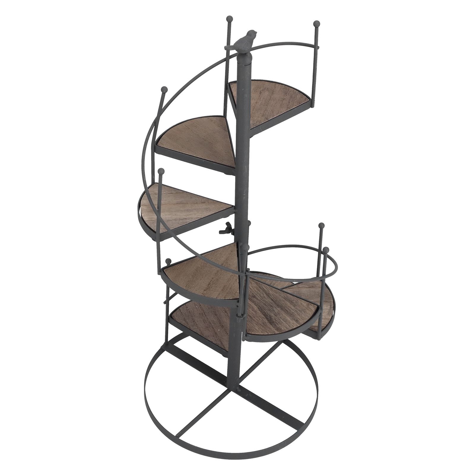European Style Decorative Plant Shelf Multifuctional Wrought Iron Plant Rack view 8