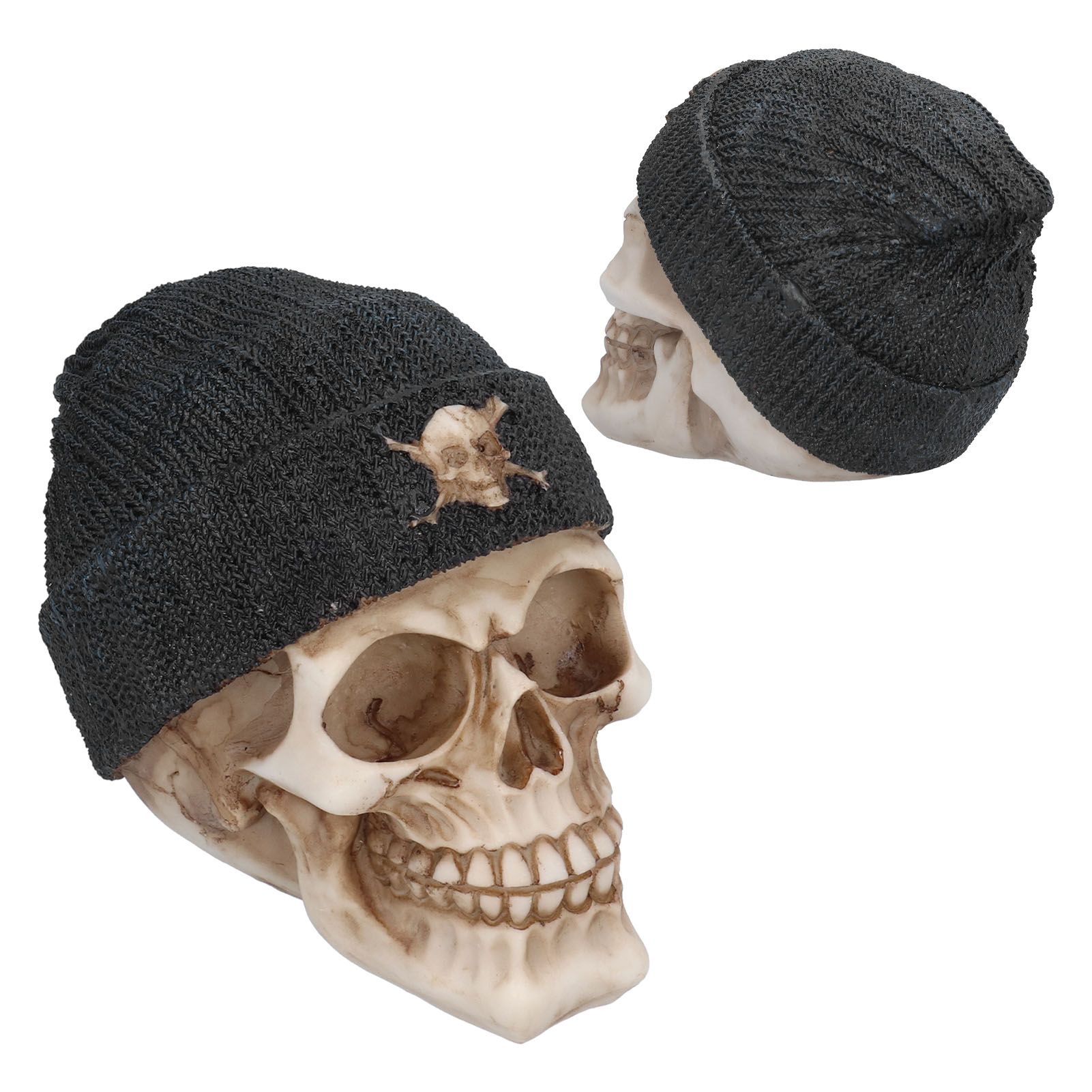 Resin Skull Durable Lightweight Halloween Decoration Resin Skull Ornament for view 8