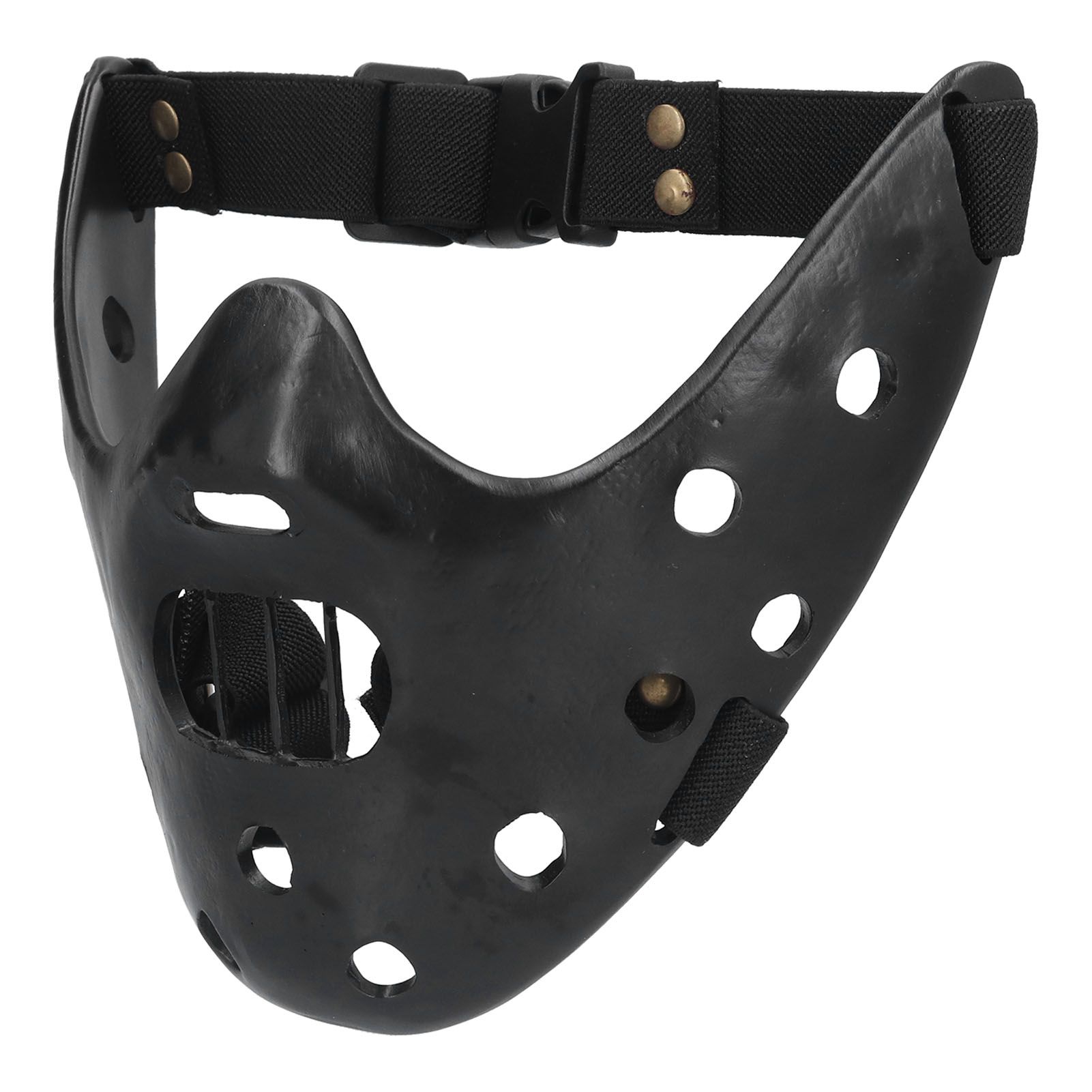 Lamb Mask Black Durable Adjustable Resin Cosplay Mask for Halloween Carnival view 3