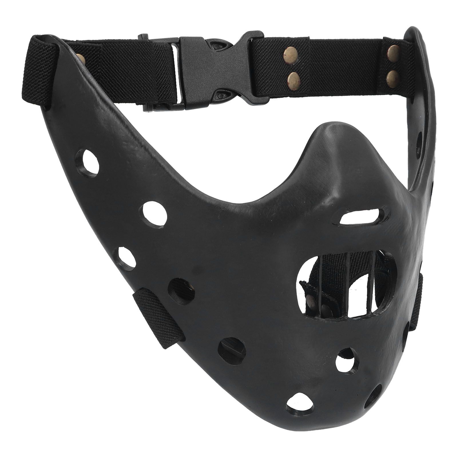 Lamb Mask Black Durable Adjustable Resin Cosplay Mask for Halloween Carnival view 4