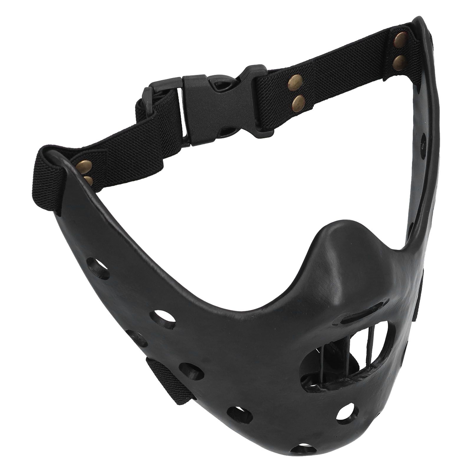 Lamb Mask Black Durable Adjustable Resin Cosplay Mask for Halloween Carnival view 5