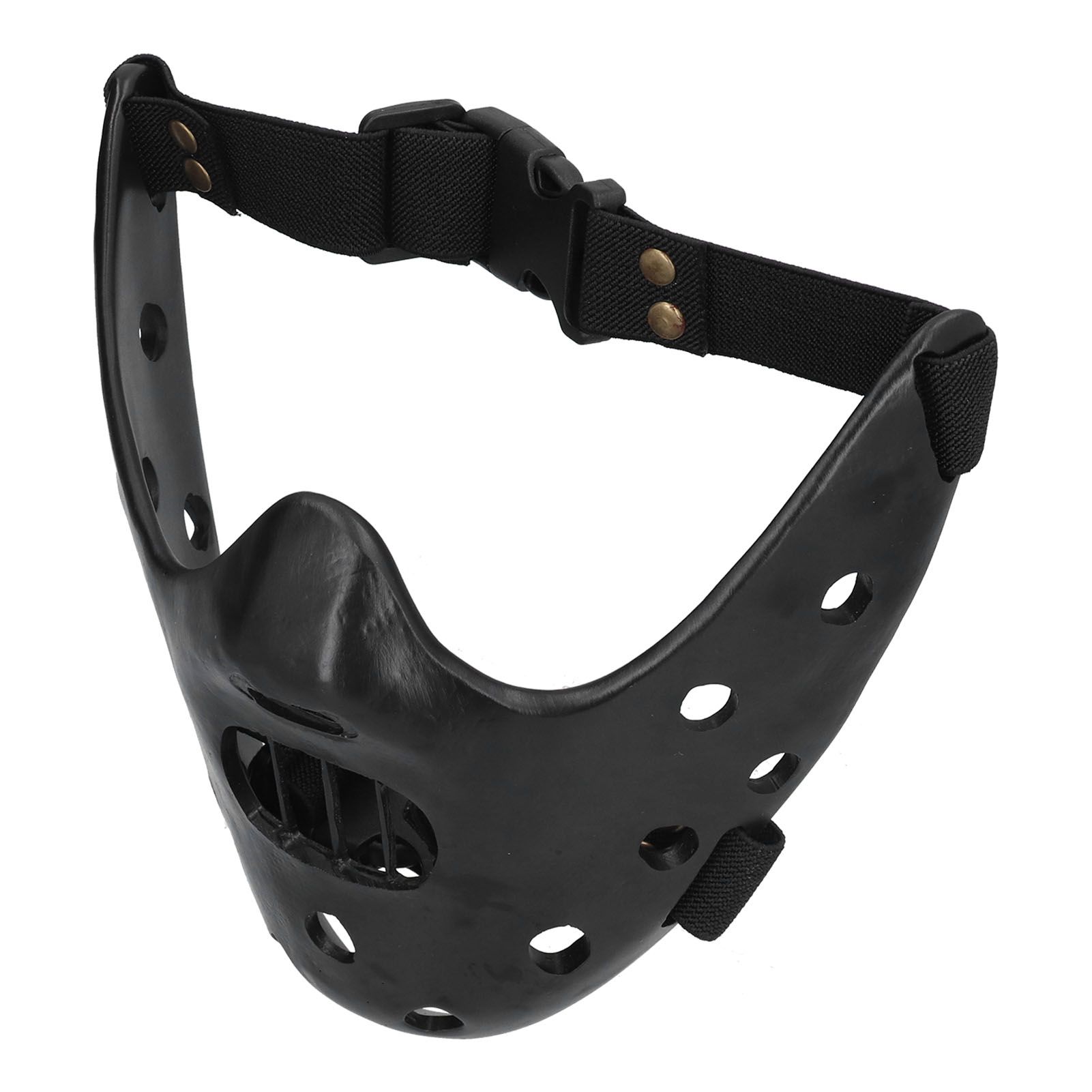 Lamb Mask Black Durable Adjustable Resin Cosplay Mask for Halloween Carnival view 6