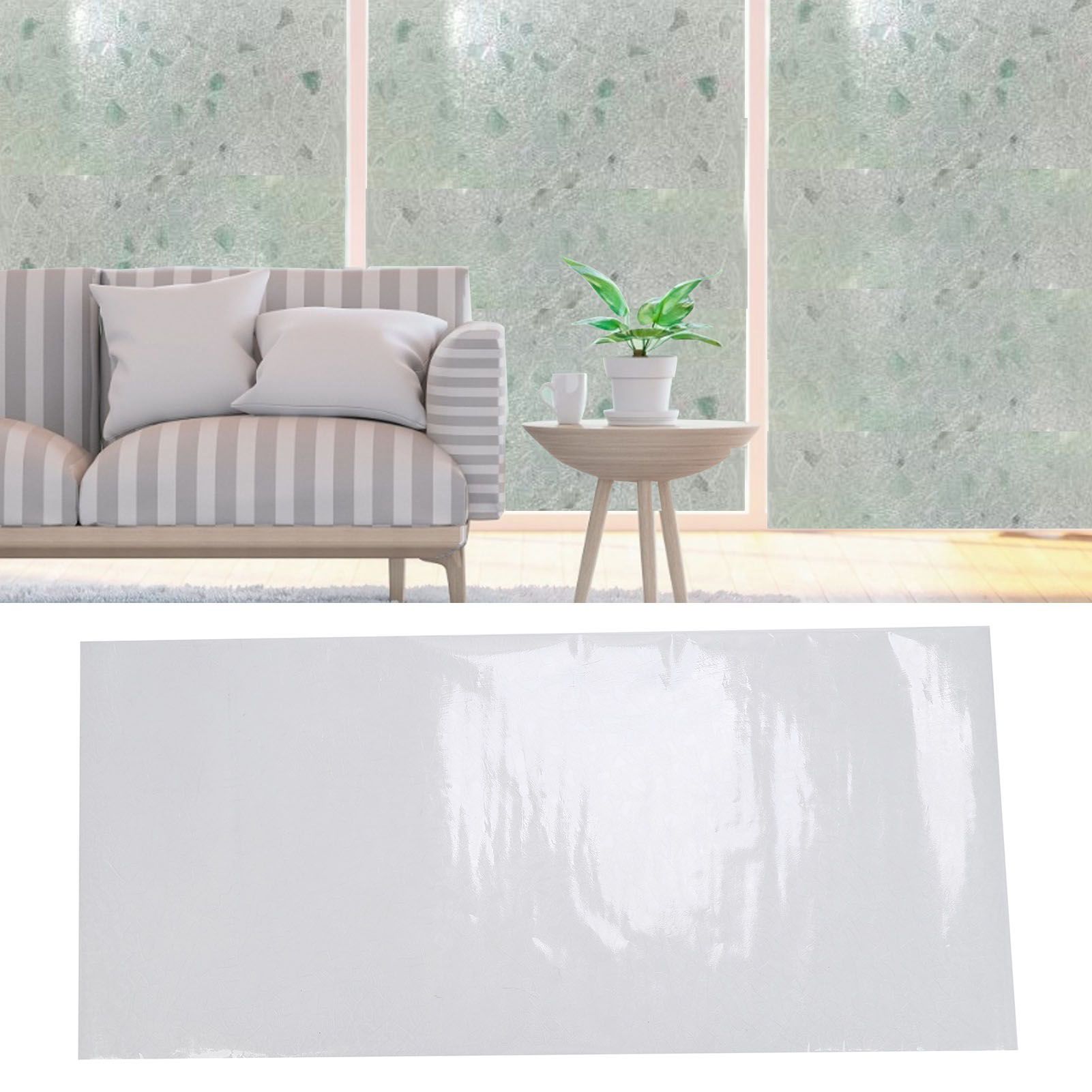 Static Window Cling Non Adhesive Glass Film Window Sticker Heat Insulation view 11