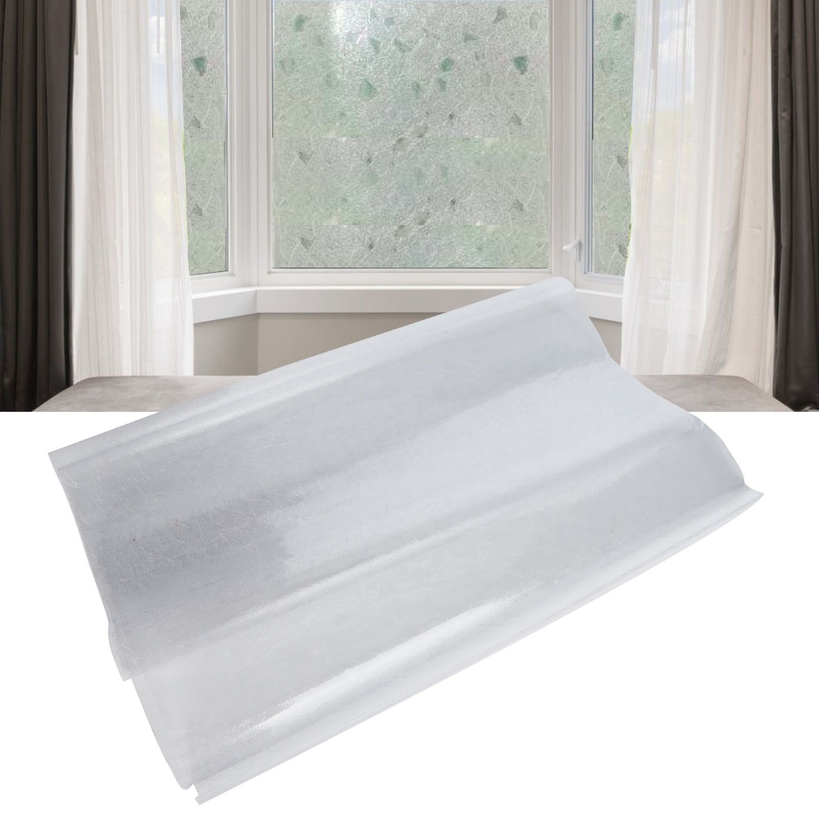 Static Window Cling Non Adhesive Glass Film Window Sticker Heat Insulation view 12