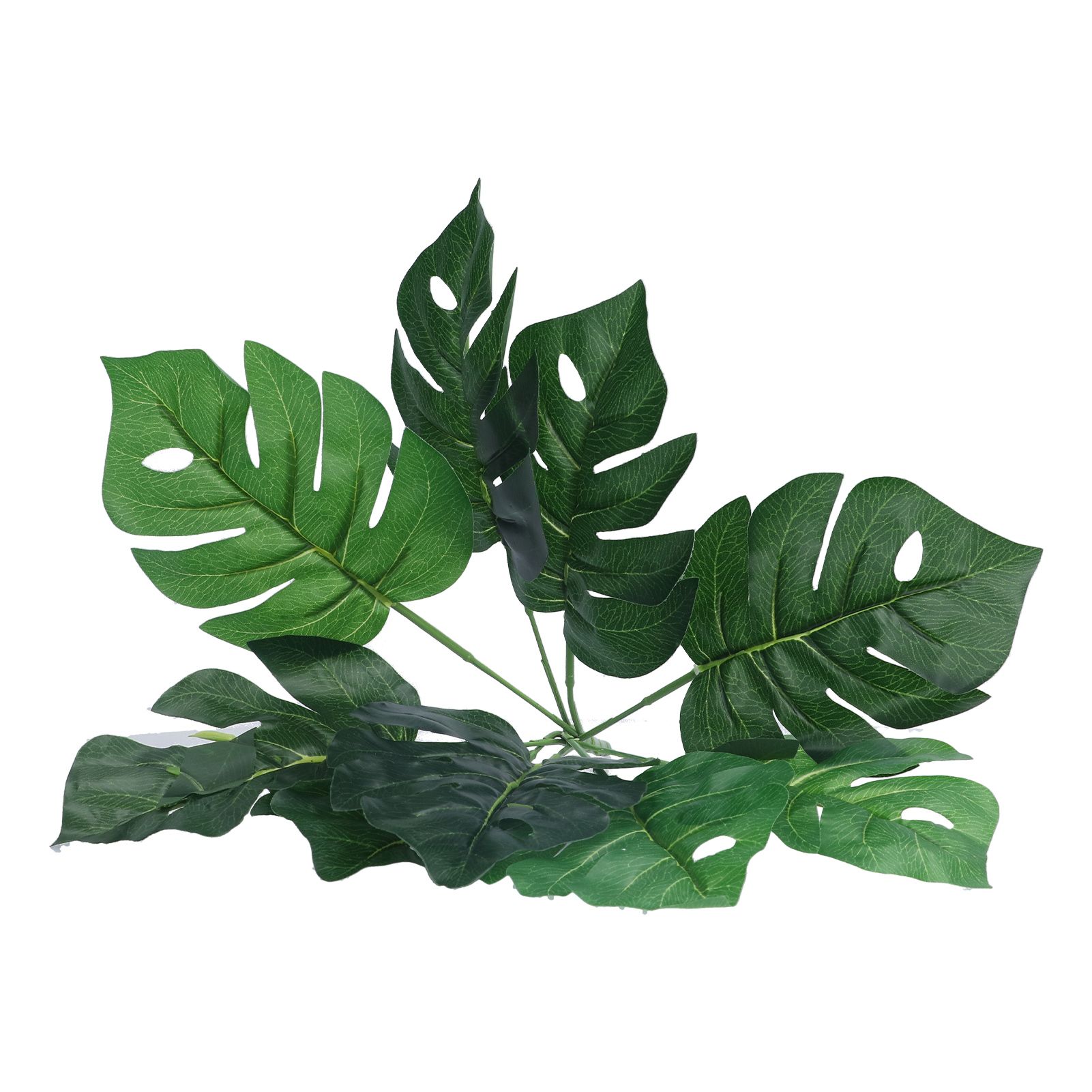 Artificial Monstera DIY Fake Monstera Leaf Artificial Plant for Garden Outdoor view 2