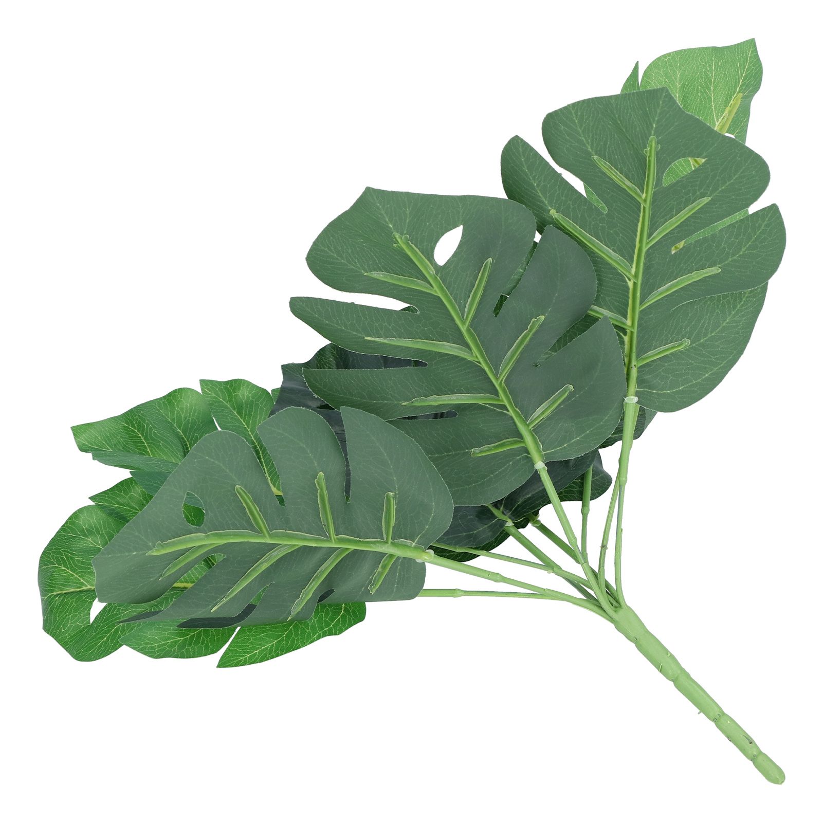 Artificial Monstera DIY Fake Monstera Leaf Artificial Plant for Garden Outdoor view 9