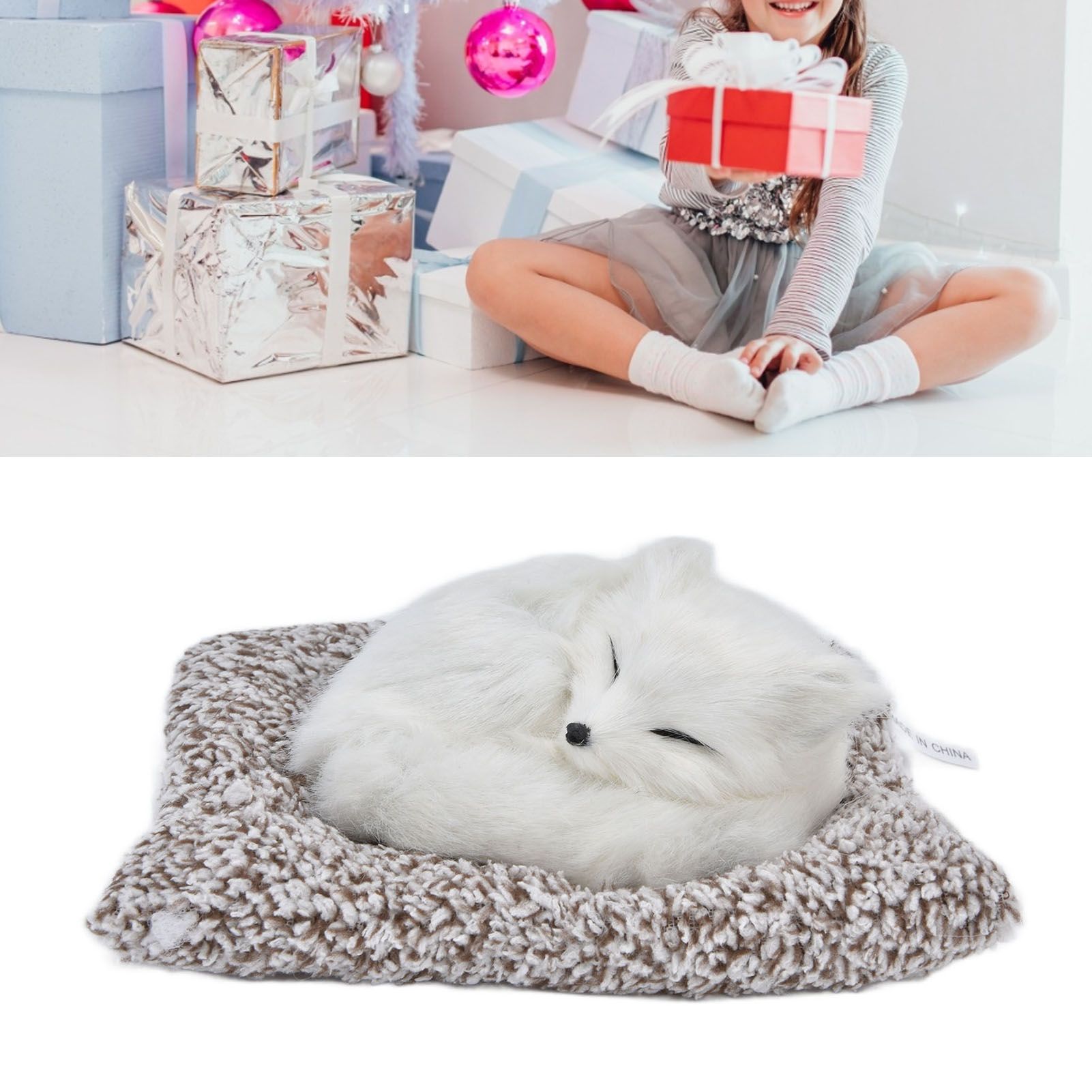 Lovely Simulation Animal Ornaments Plush Toy Photography Props Christmas view 11