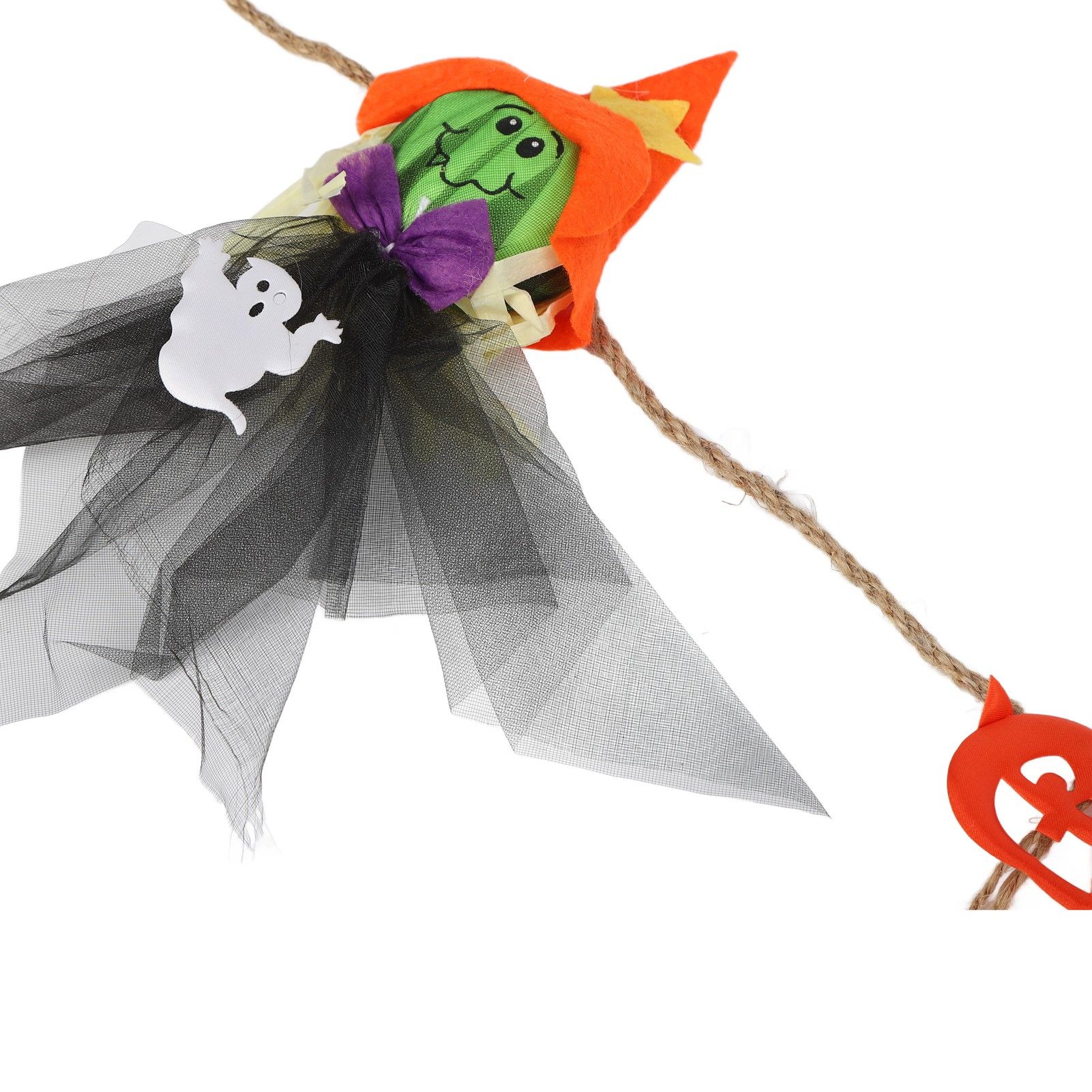 Pumpkin Witch Design Hanging Doll Halloween Pendant Ornament for Costume Party view 13