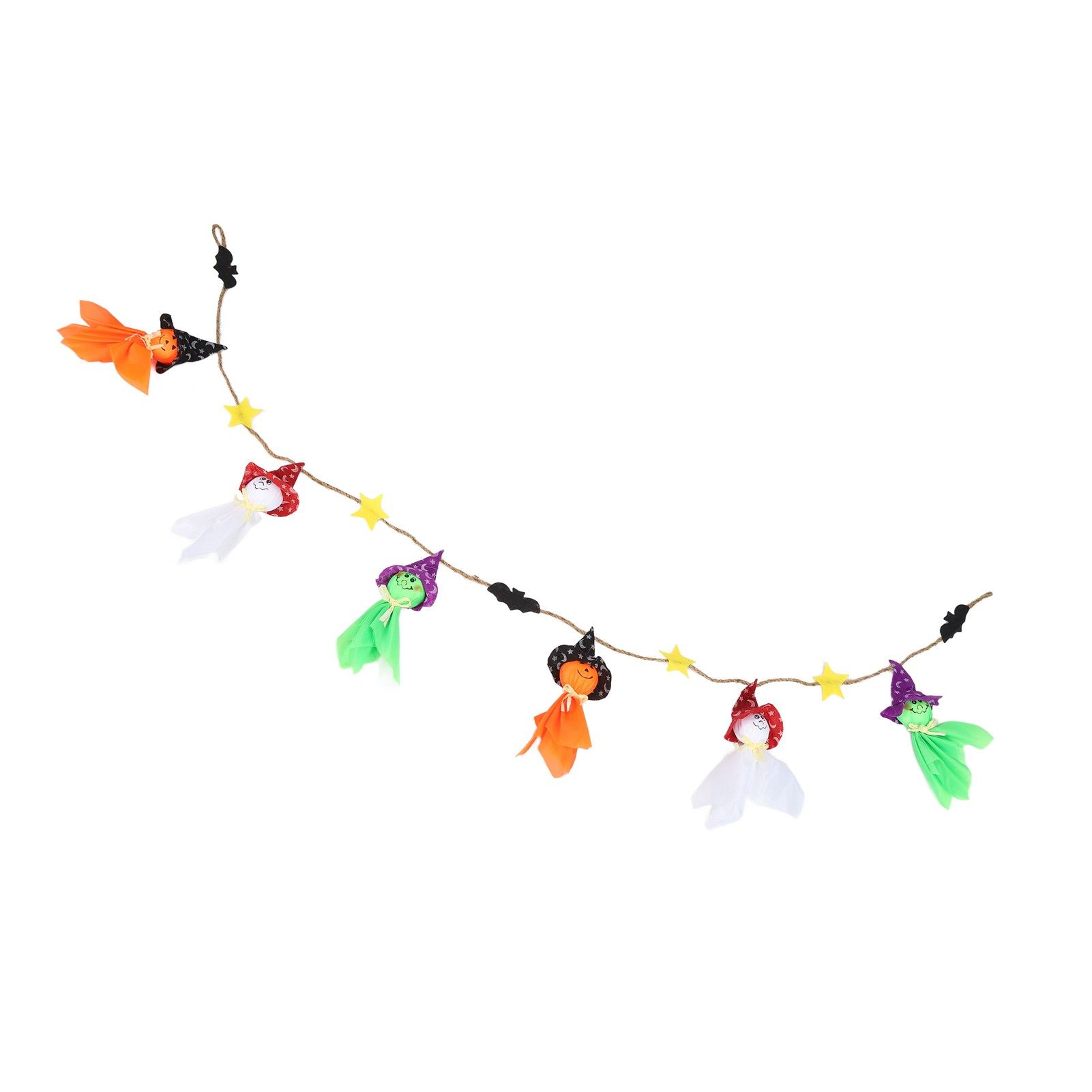 Pumpkin Witch Design Hanging Doll Halloween Pendant Ornament for Costume Party view 5