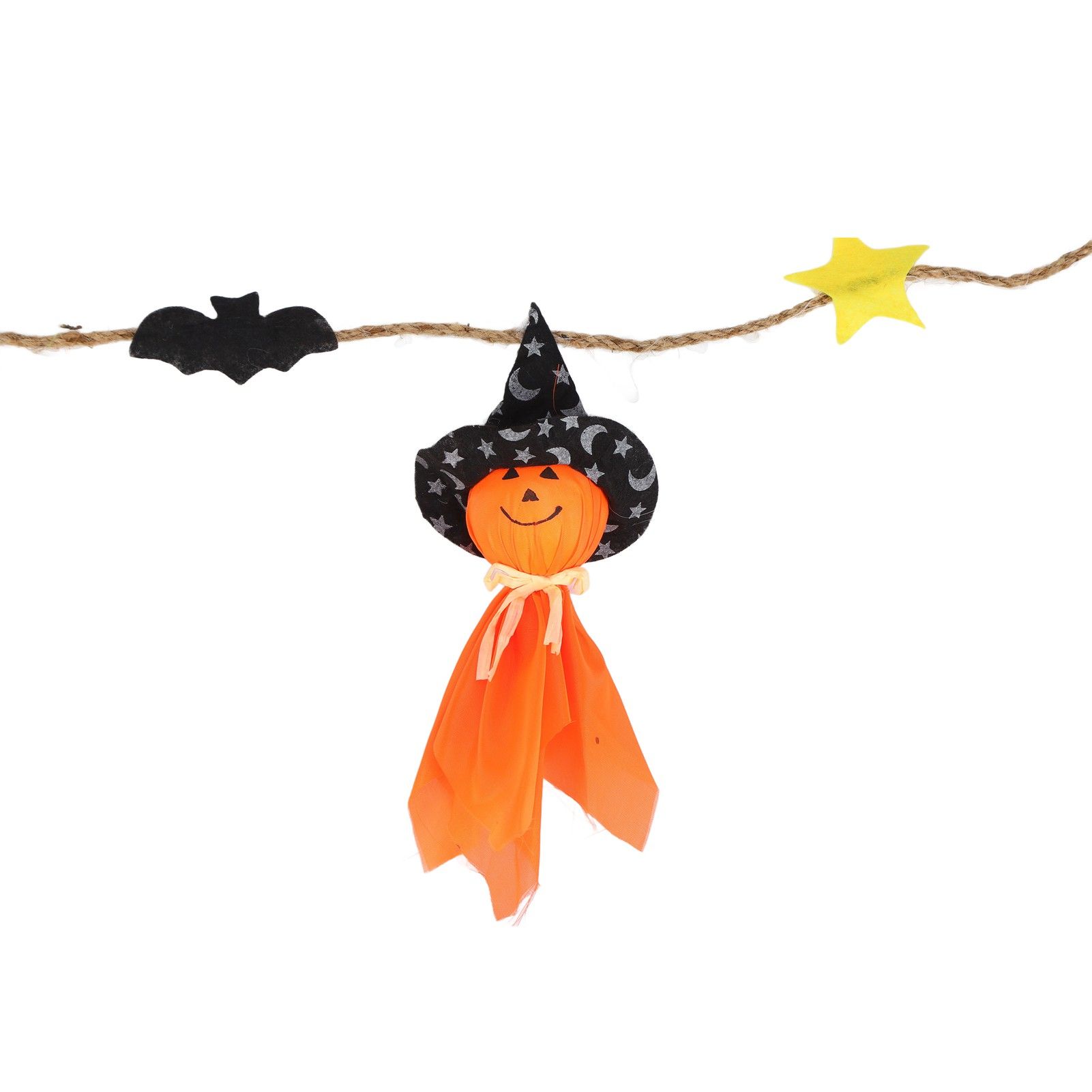 Pumpkin Witch Design Hanging Doll Halloween Pendant Ornament for Costume Party view 14