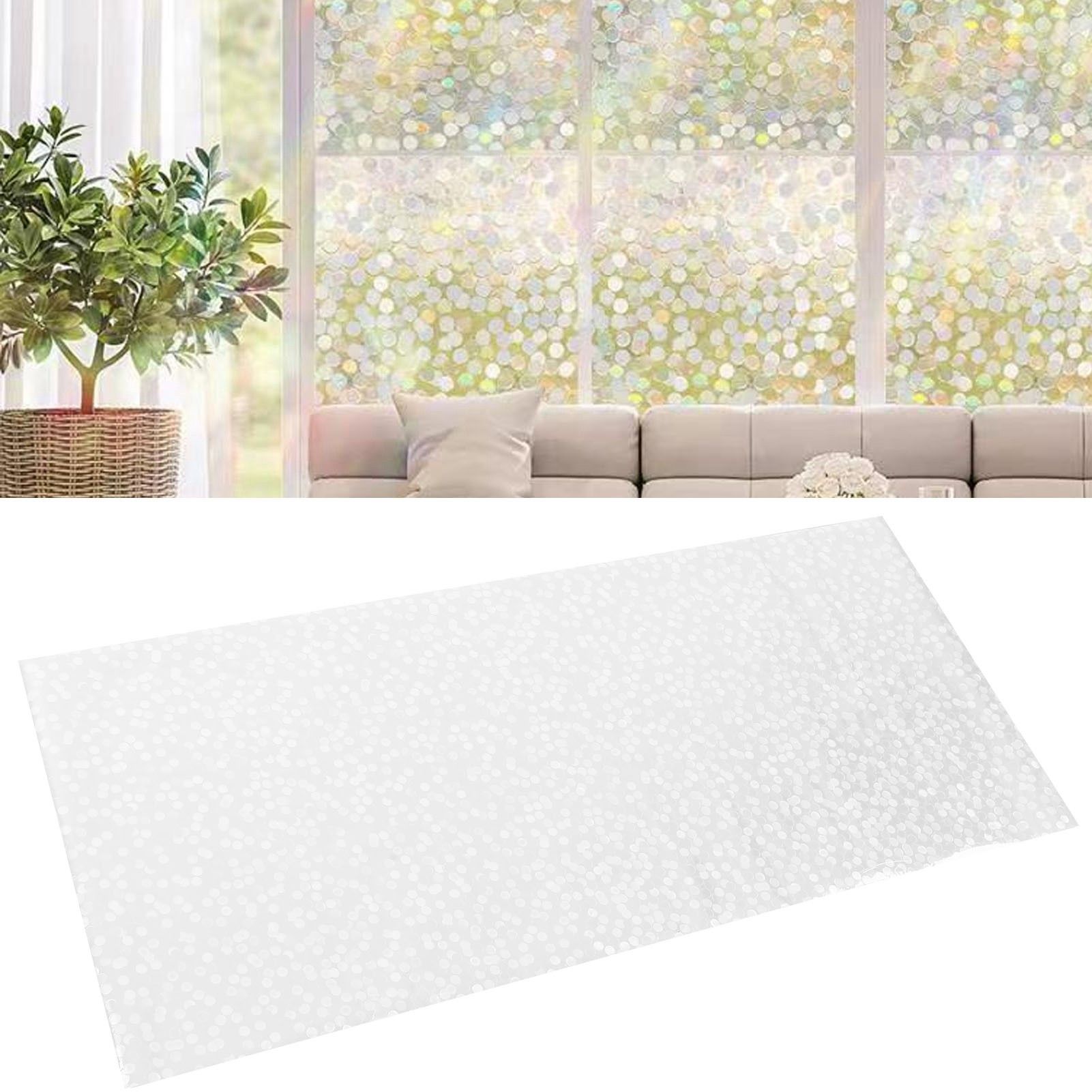 Static Window Cling Glass Film Non Adhesive Window Sticker Heat Insulation view 12
