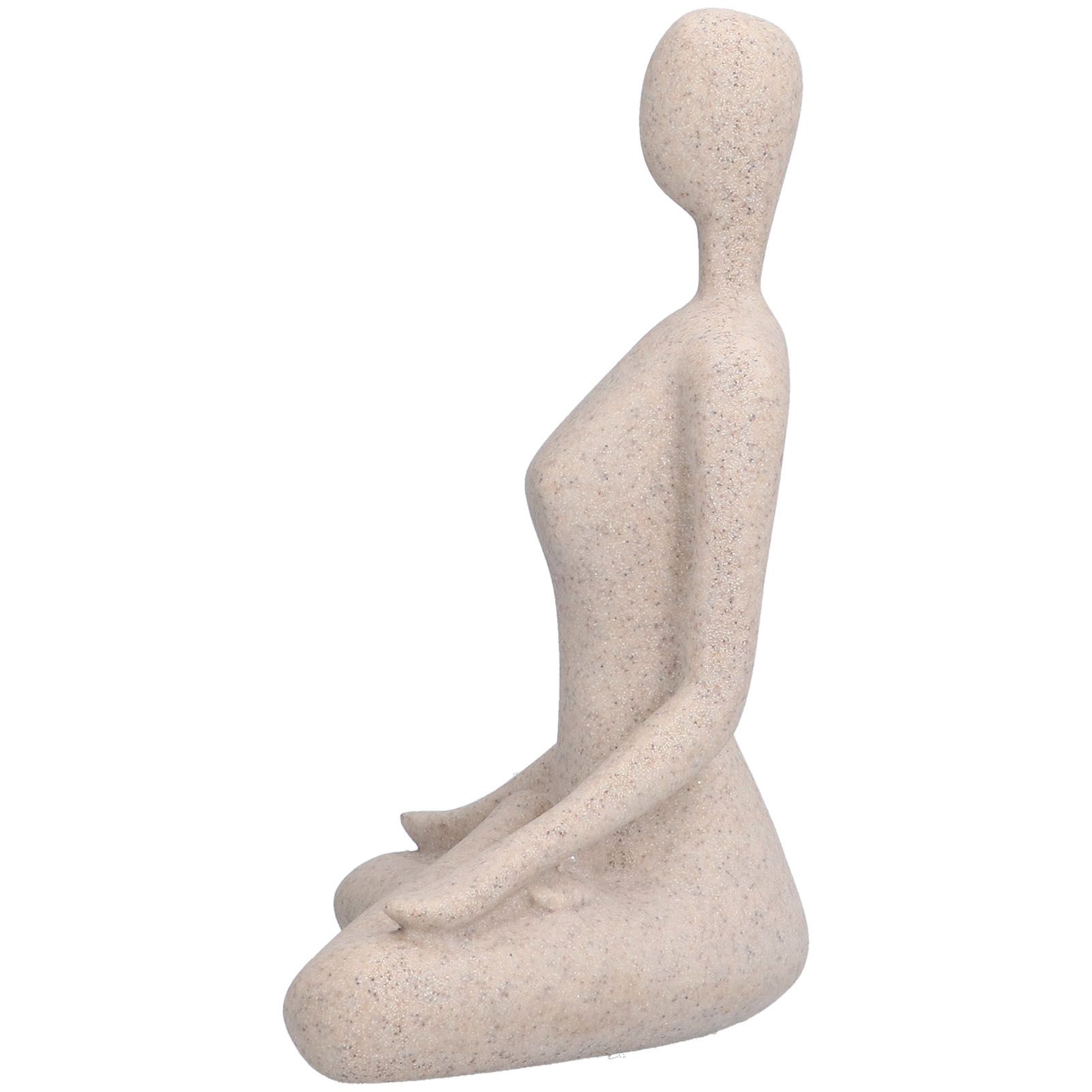 Yoga Pose Statue Nordic Sandstone Resin Yoga Pose Figurines Collectible view 4