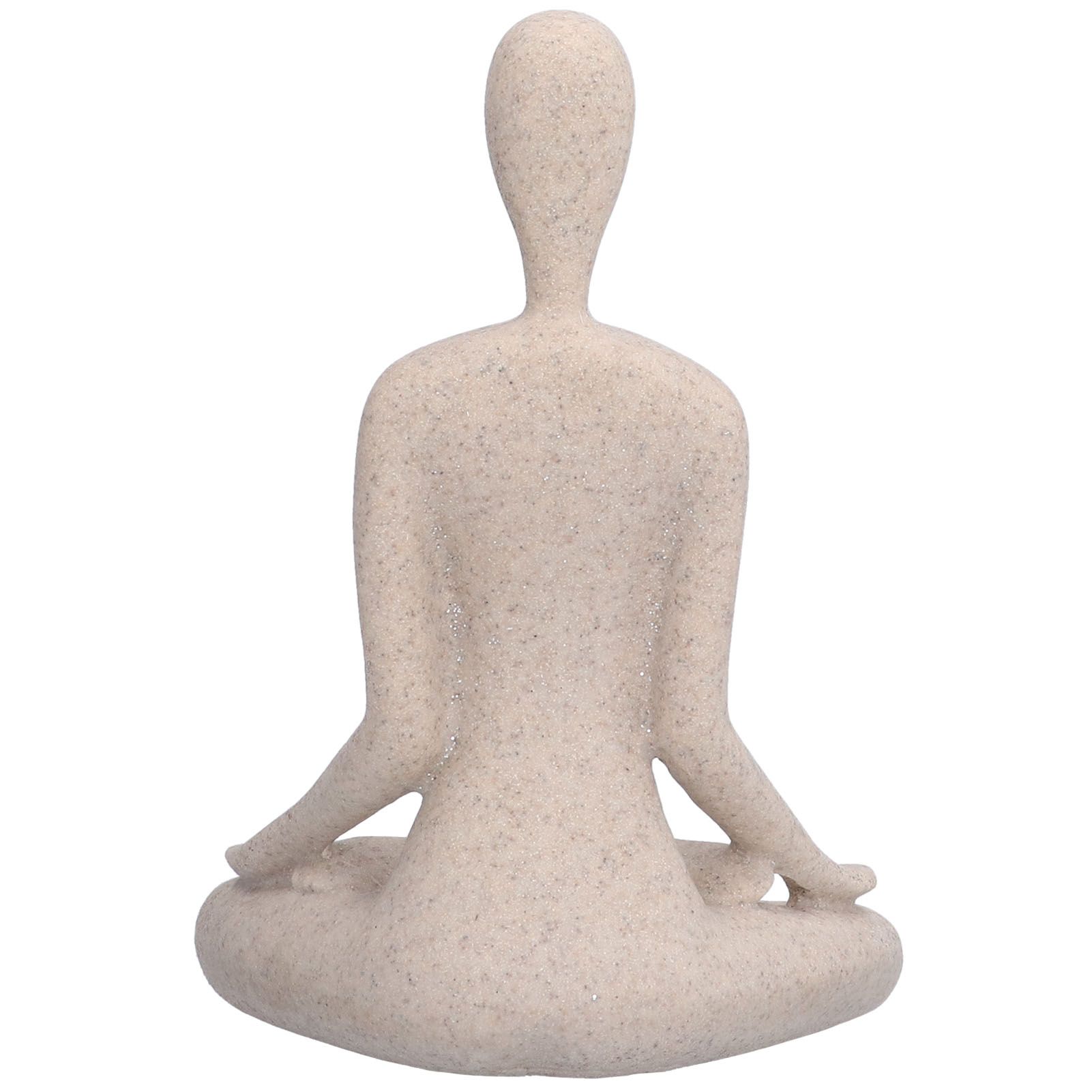 Yoga Pose Statue Nordic Sandstone Resin Yoga Pose Figurines Collectible view 10