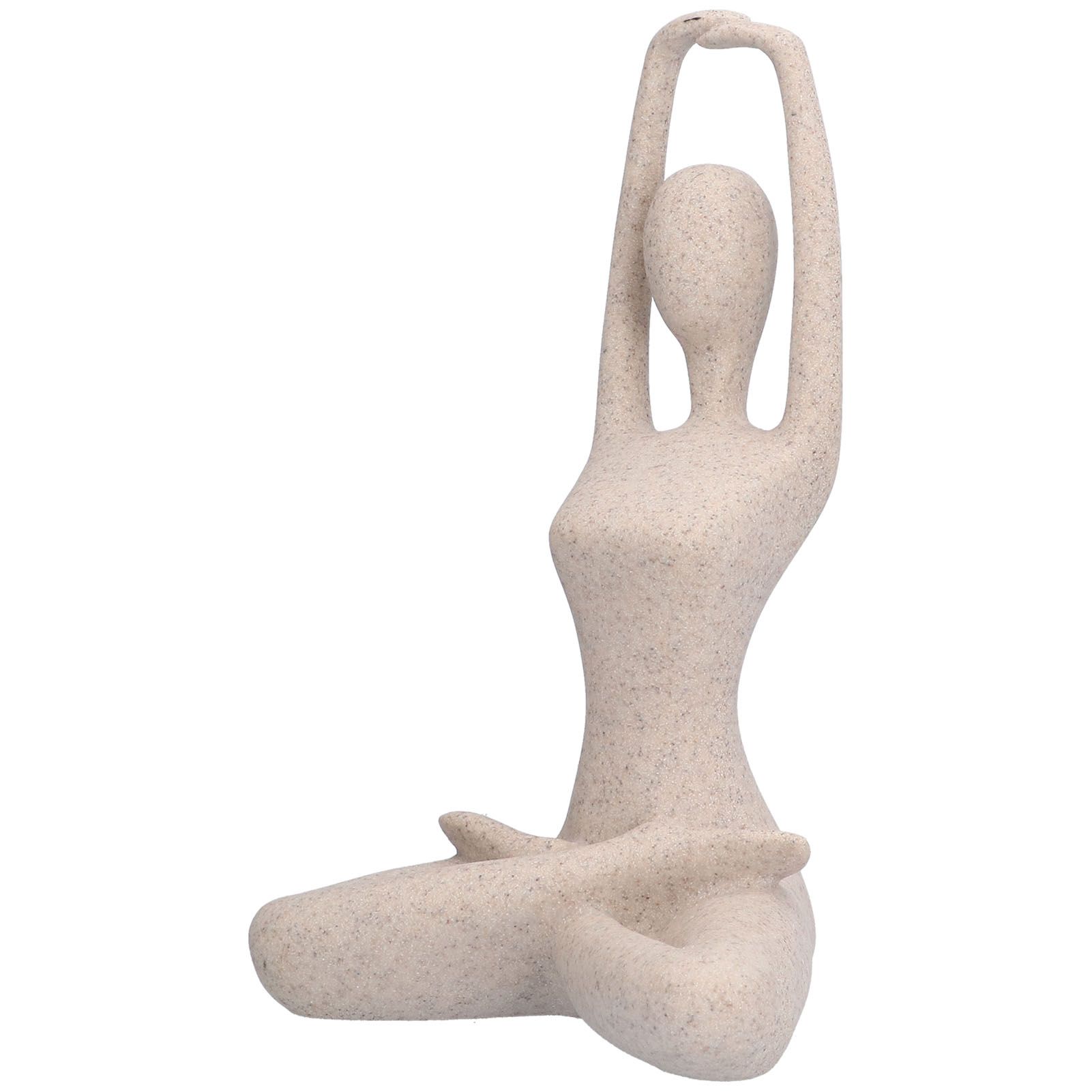 Yoga Pose Statue Nordic Sandstone Resin Yoga Pose Figurines Collectible view 2