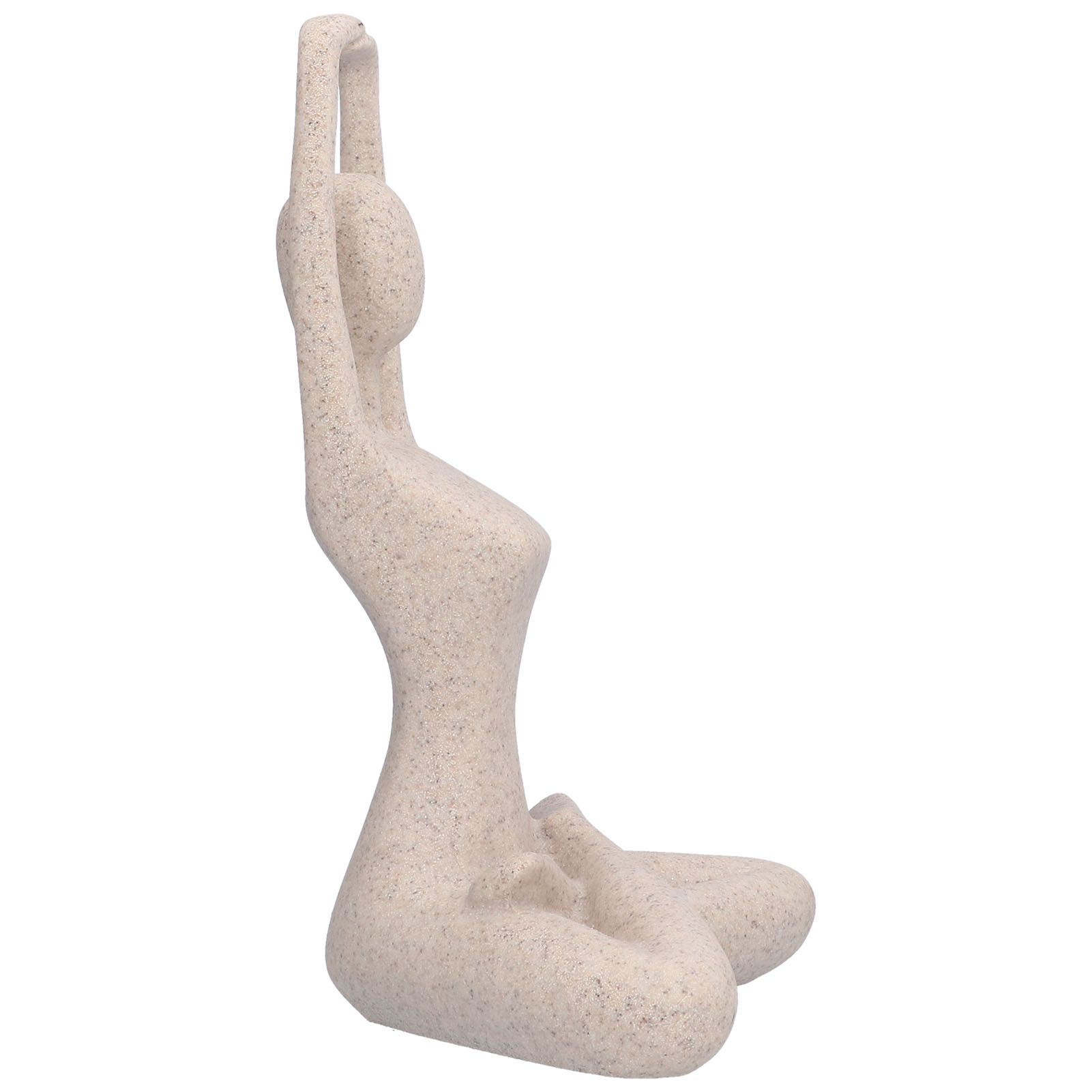 Yoga Pose Statue Nordic Sandstone Resin Yoga Pose Figurines Collectible view 4