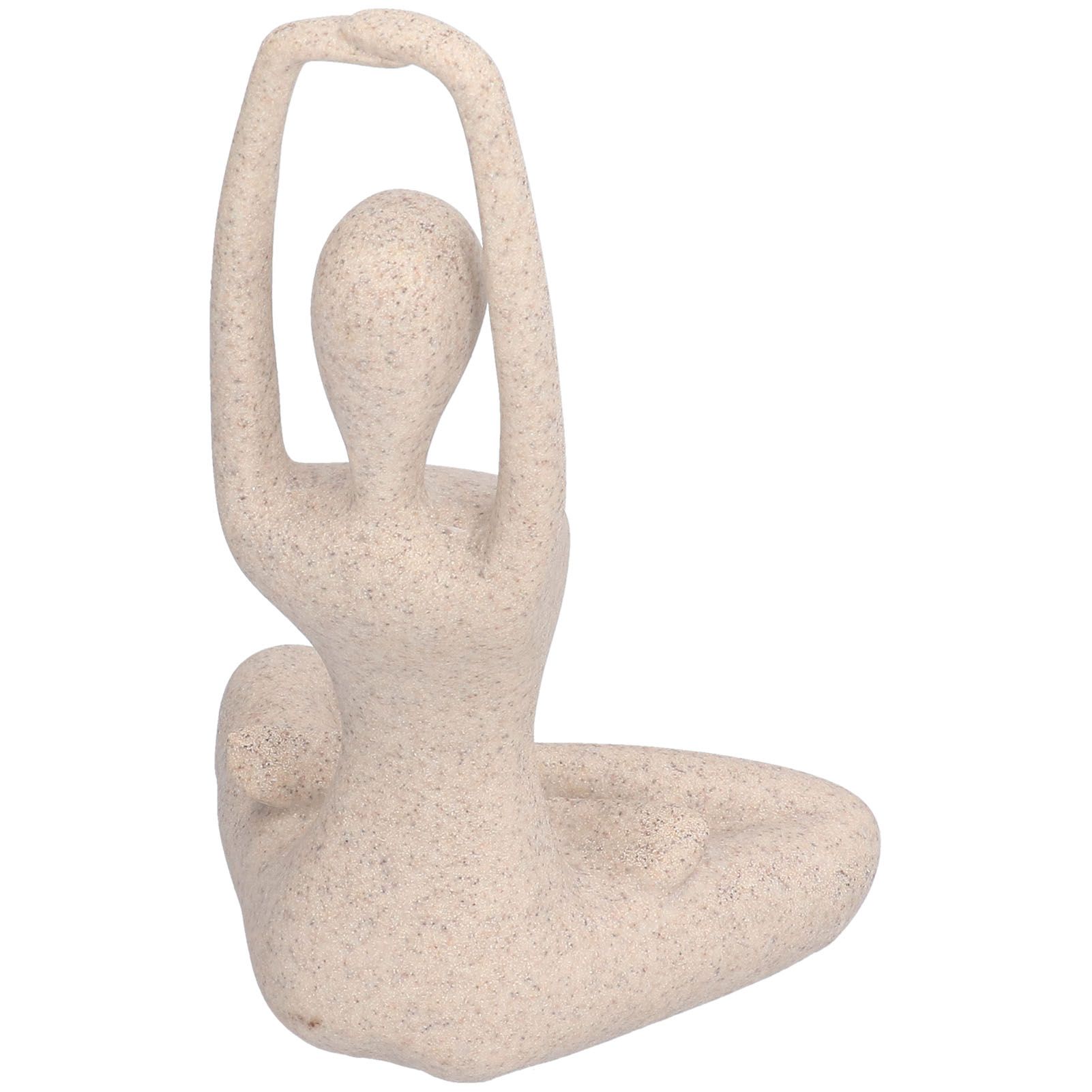 Yoga Pose Statue Nordic Sandstone Resin Yoga Pose Figurines Collectible view 9