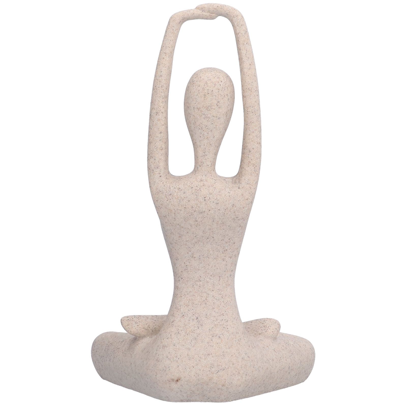 Yoga Pose Statue Nordic Sandstone Resin Yoga Pose Figurines Collectible view 10